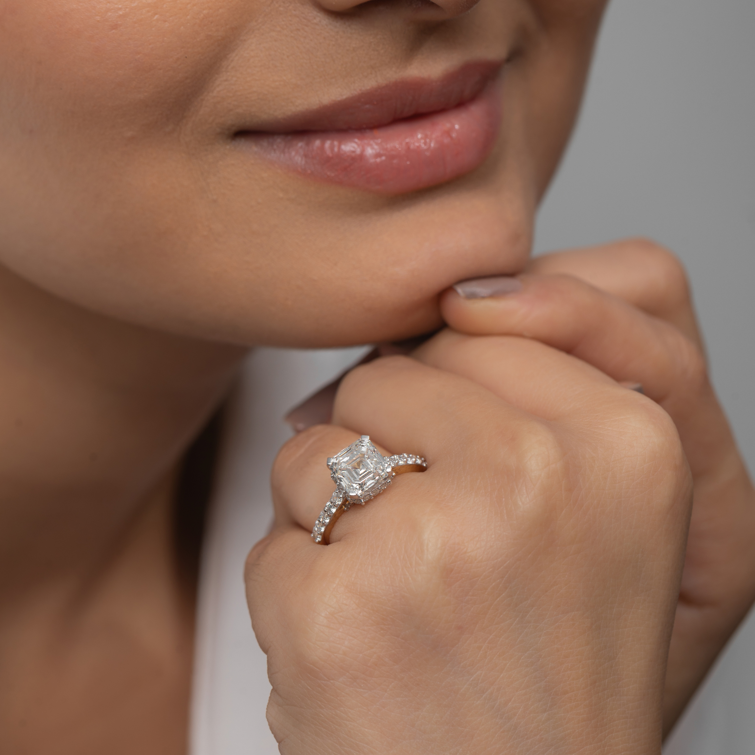 A Pave Princess Classic Ring