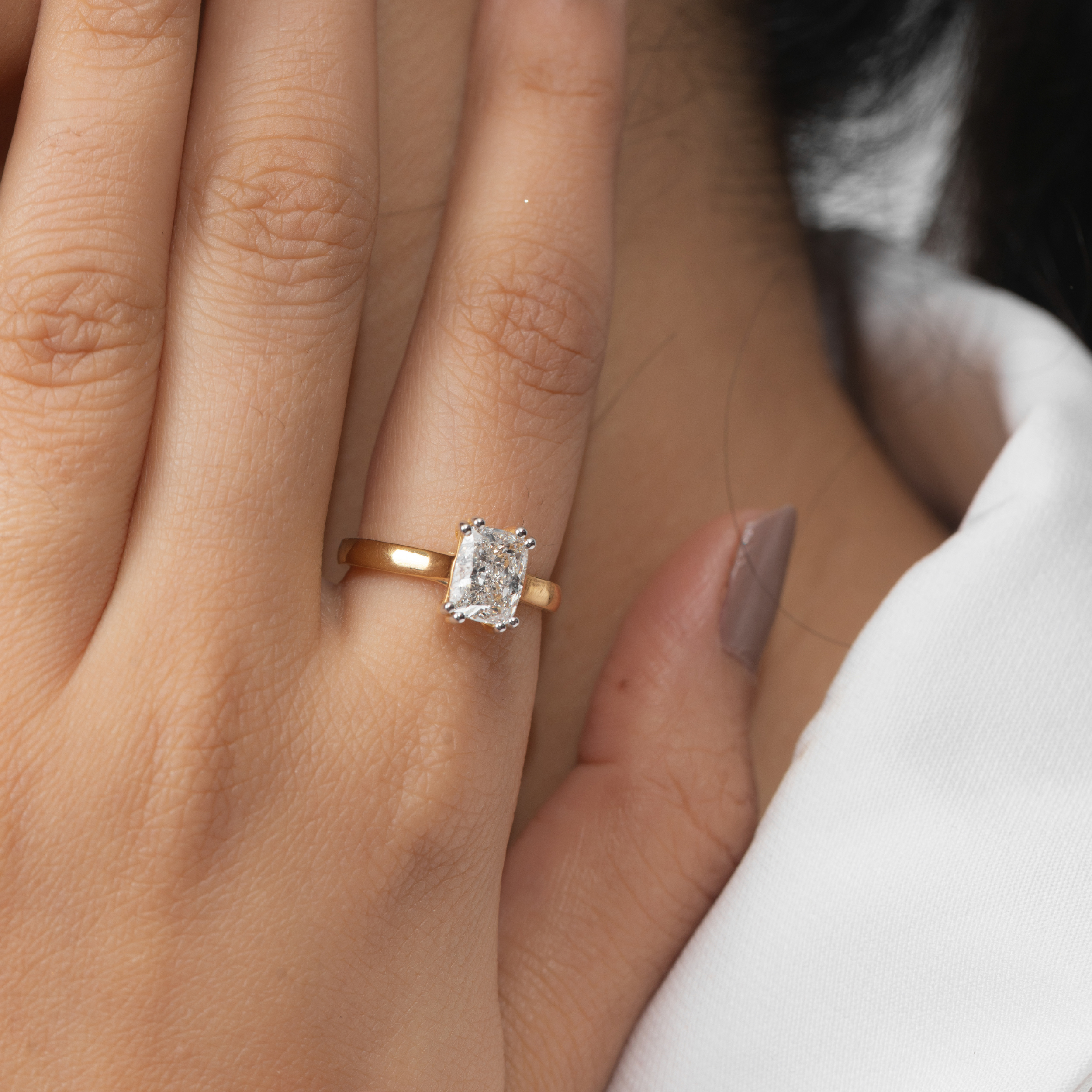 Classic Solitaire Reign Ring