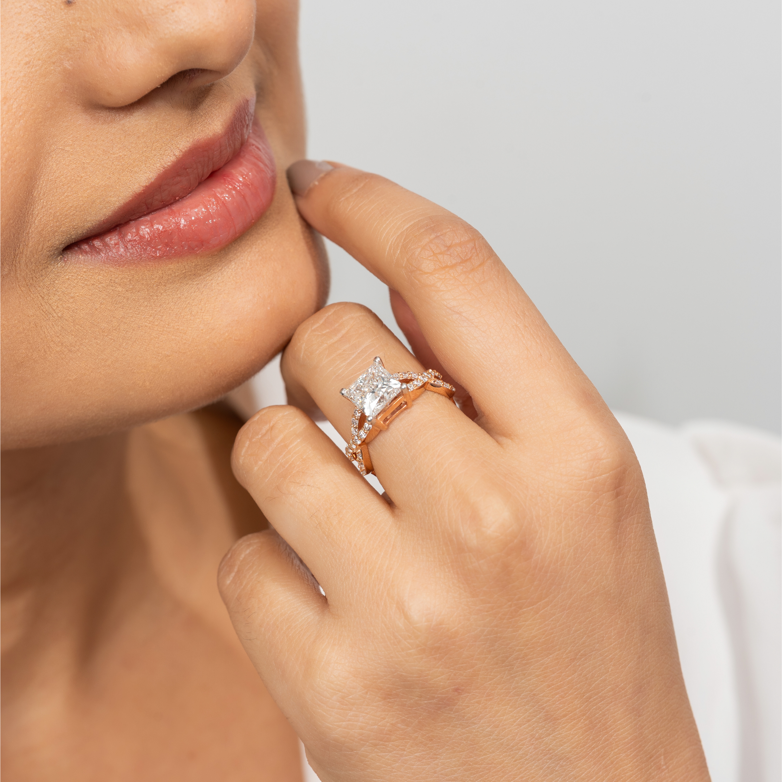 Bedazzled Loop Princess Ring