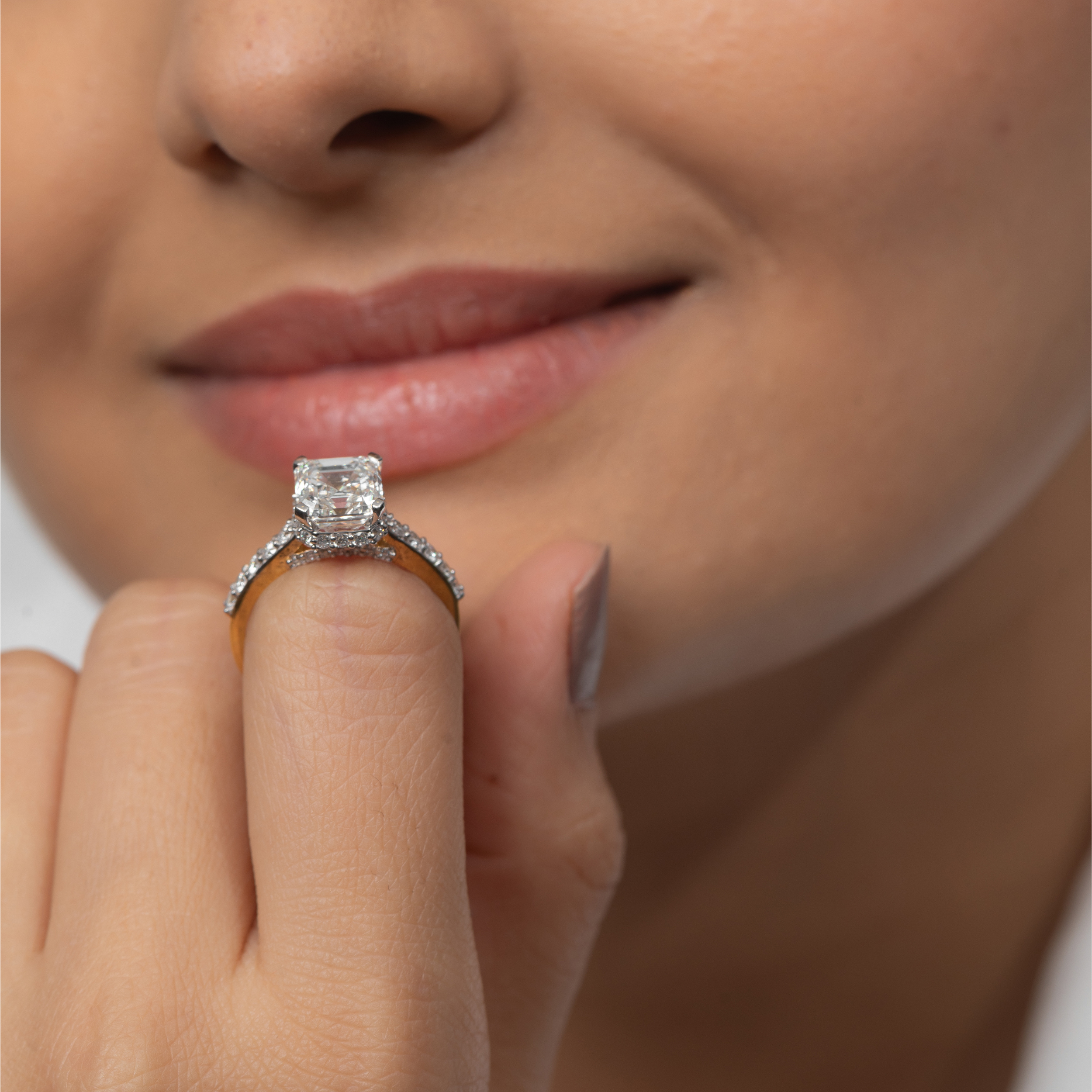 A Pave Princess Classic Ring