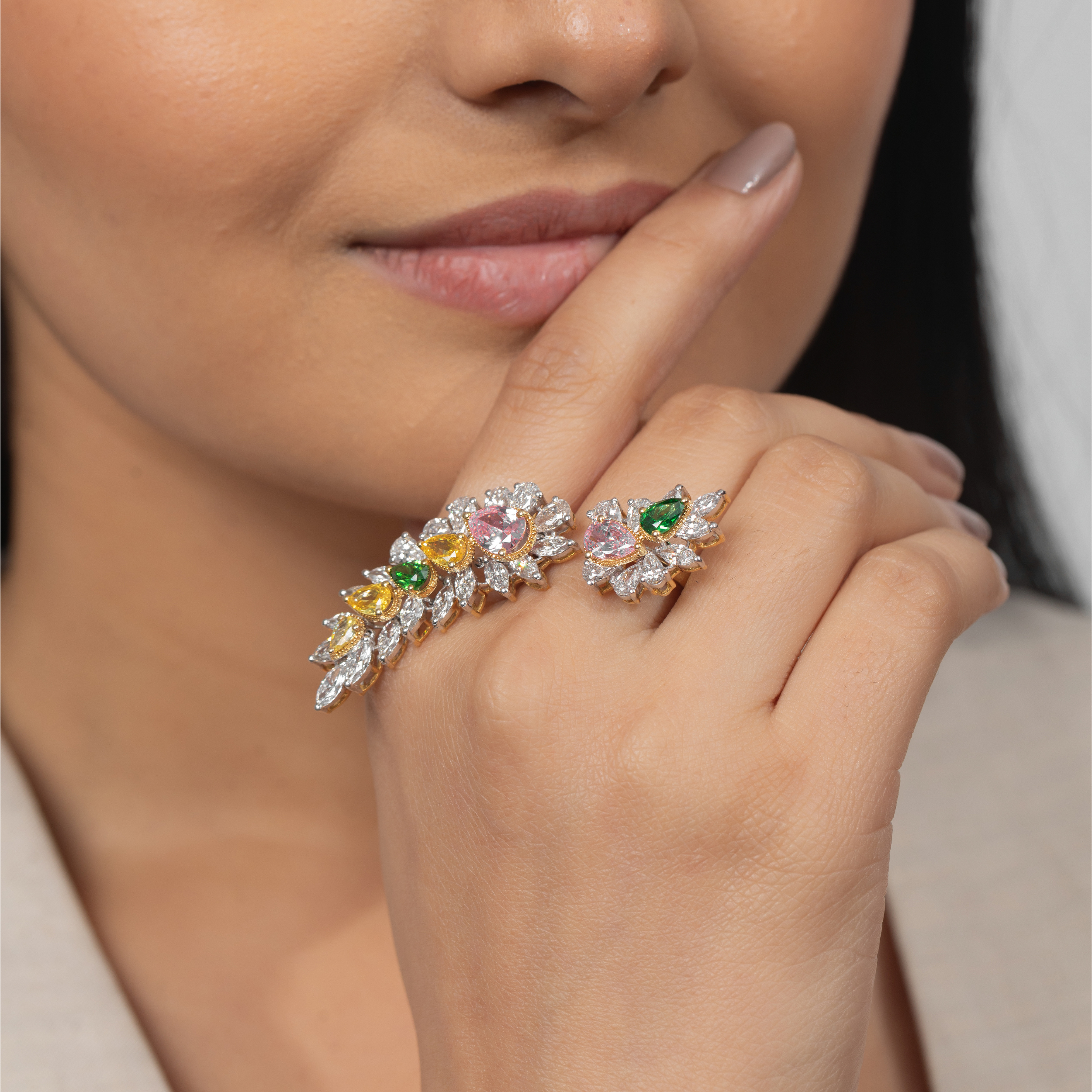 Luminous Hues Marquise Ring