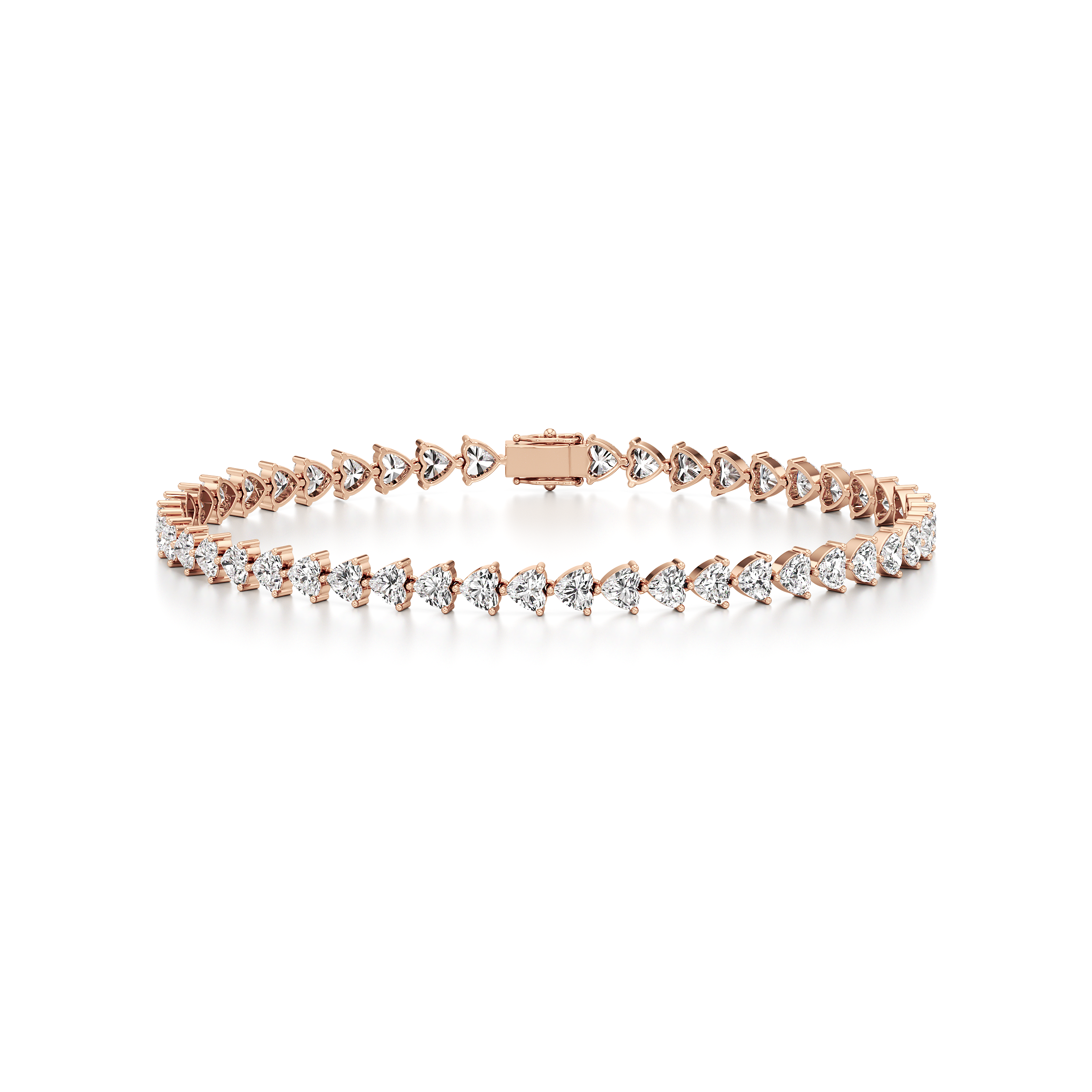 Heart Tennis Bracelet