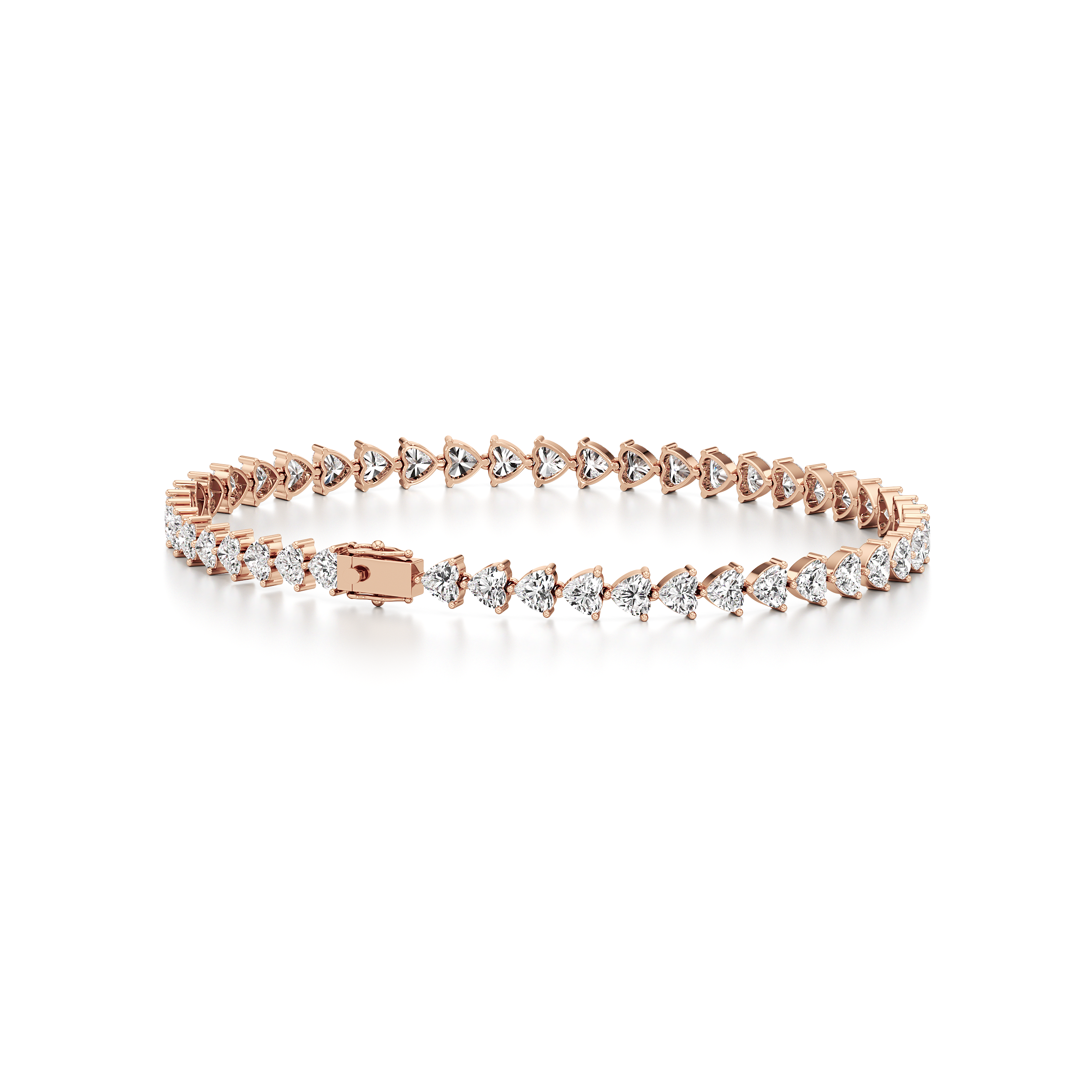 Heart Tennis Bracelet