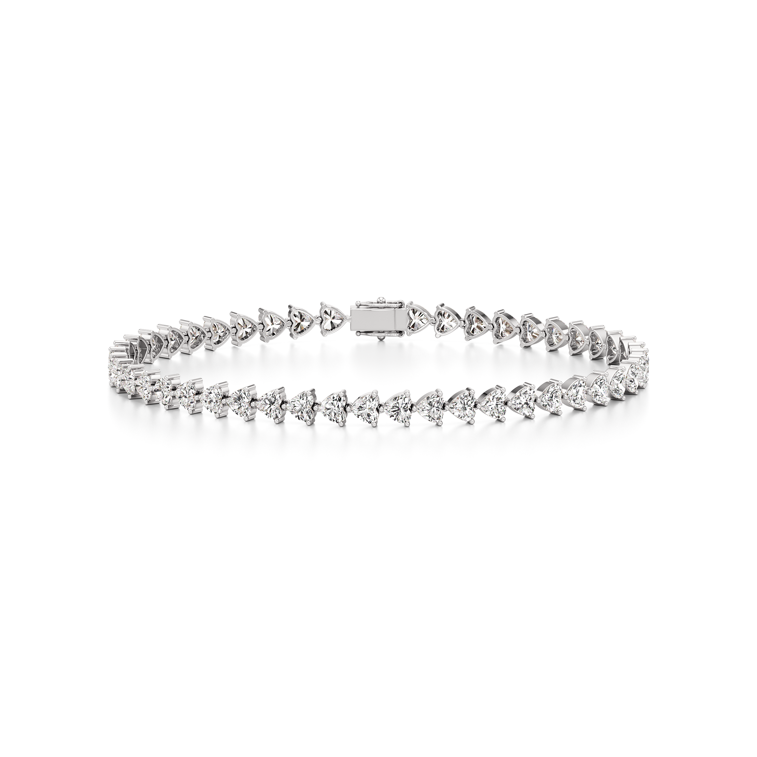 Heart Tennis Bracelet