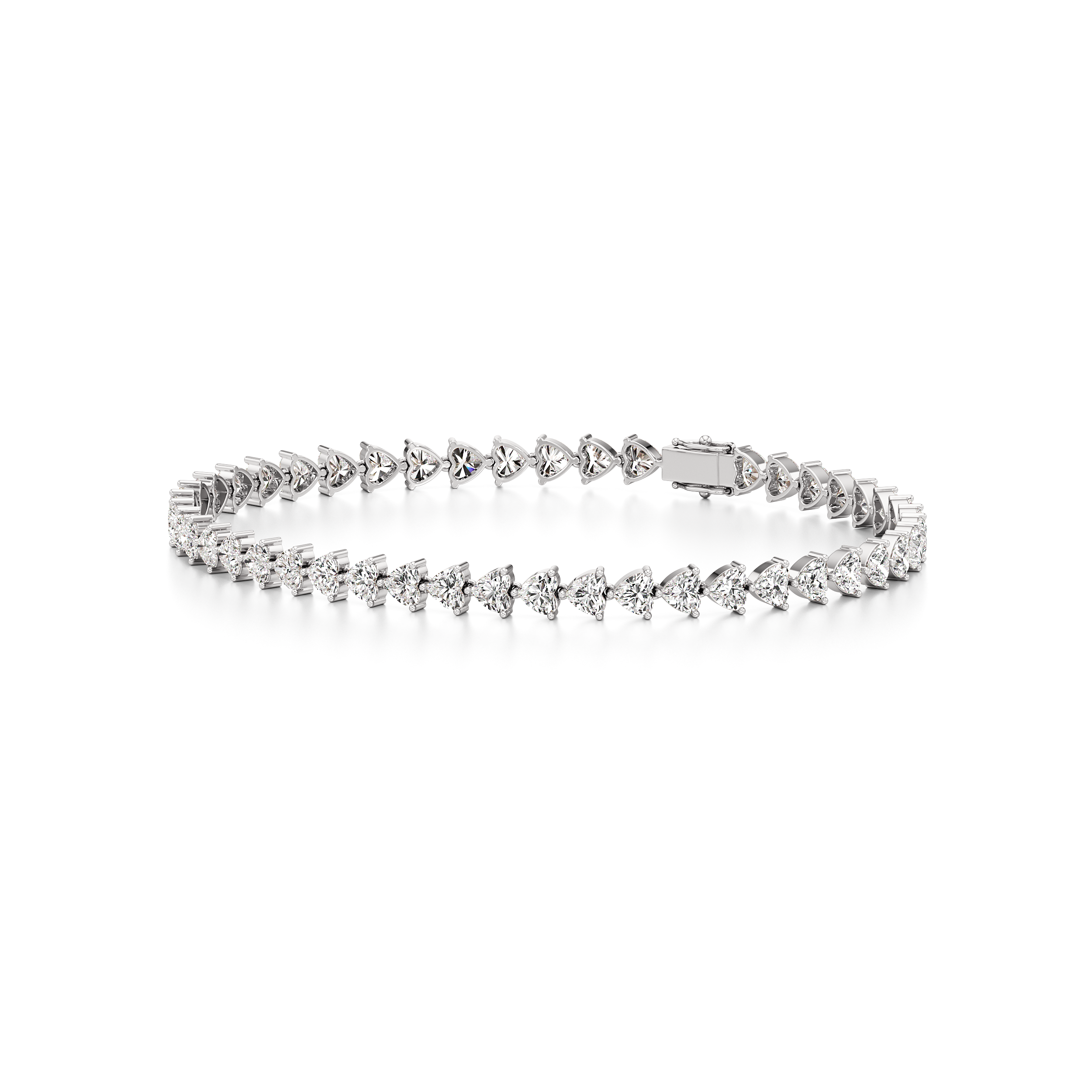 Heart Tennis Bracelet
