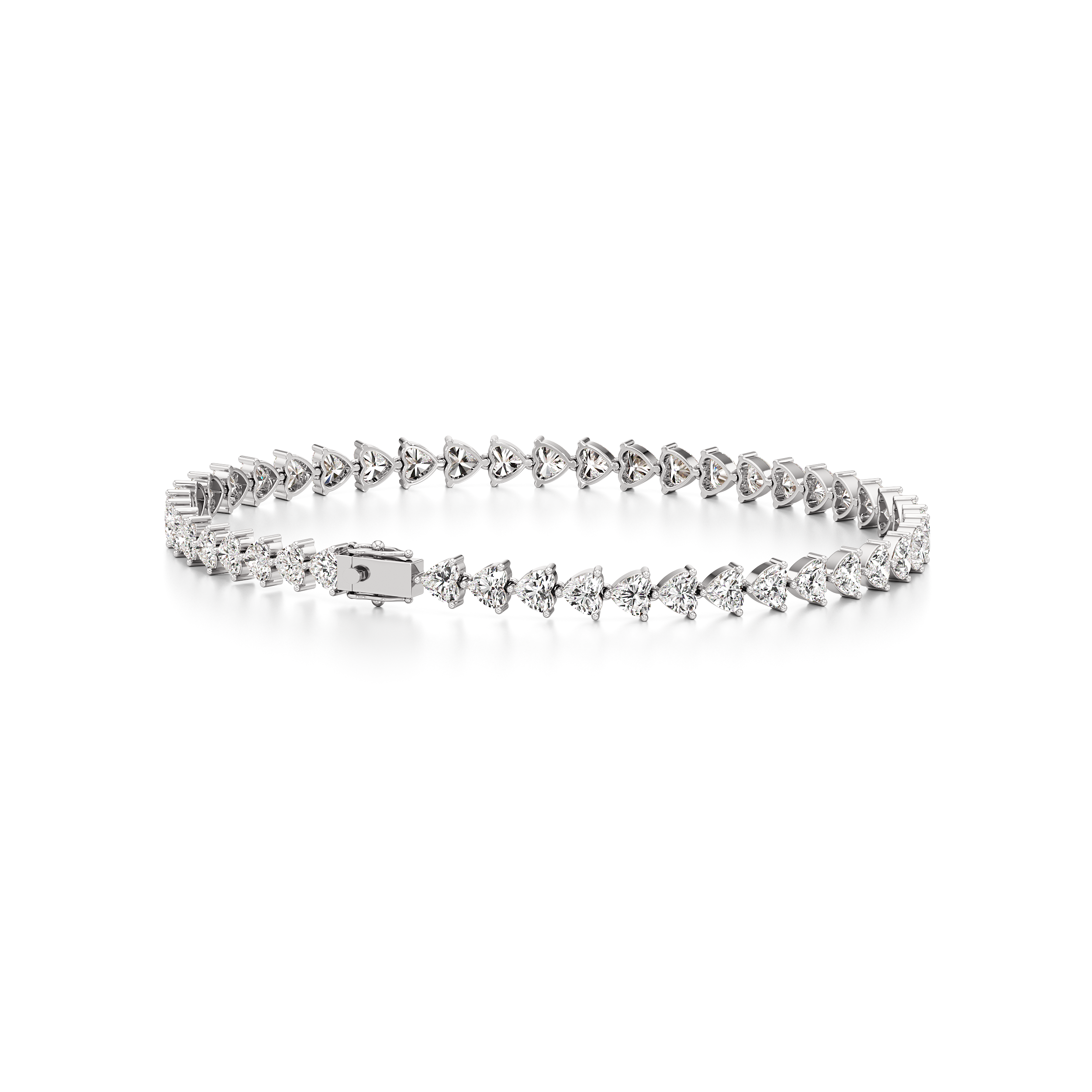 Heart Tennis Bracelet