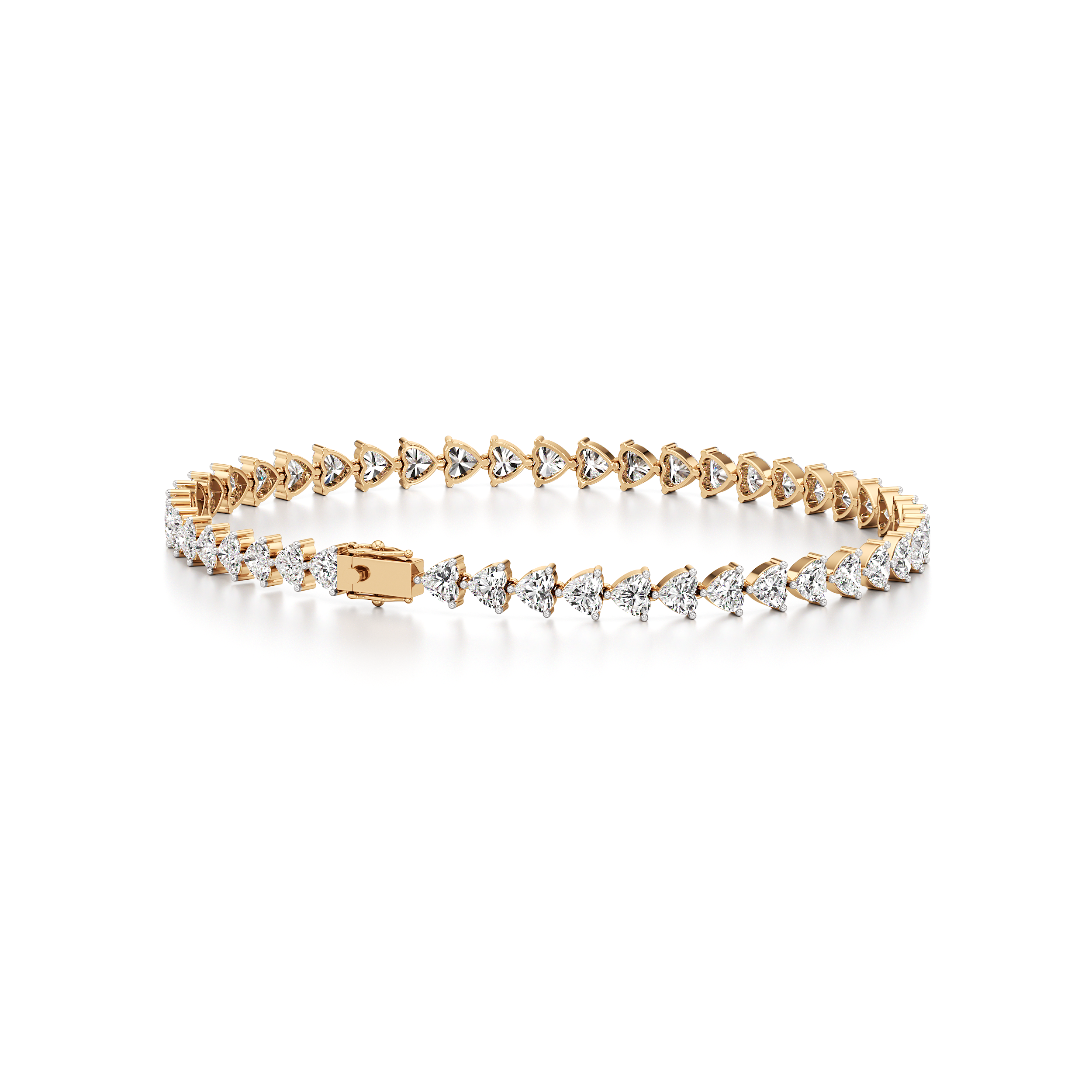 Heart Tennis Bracelet