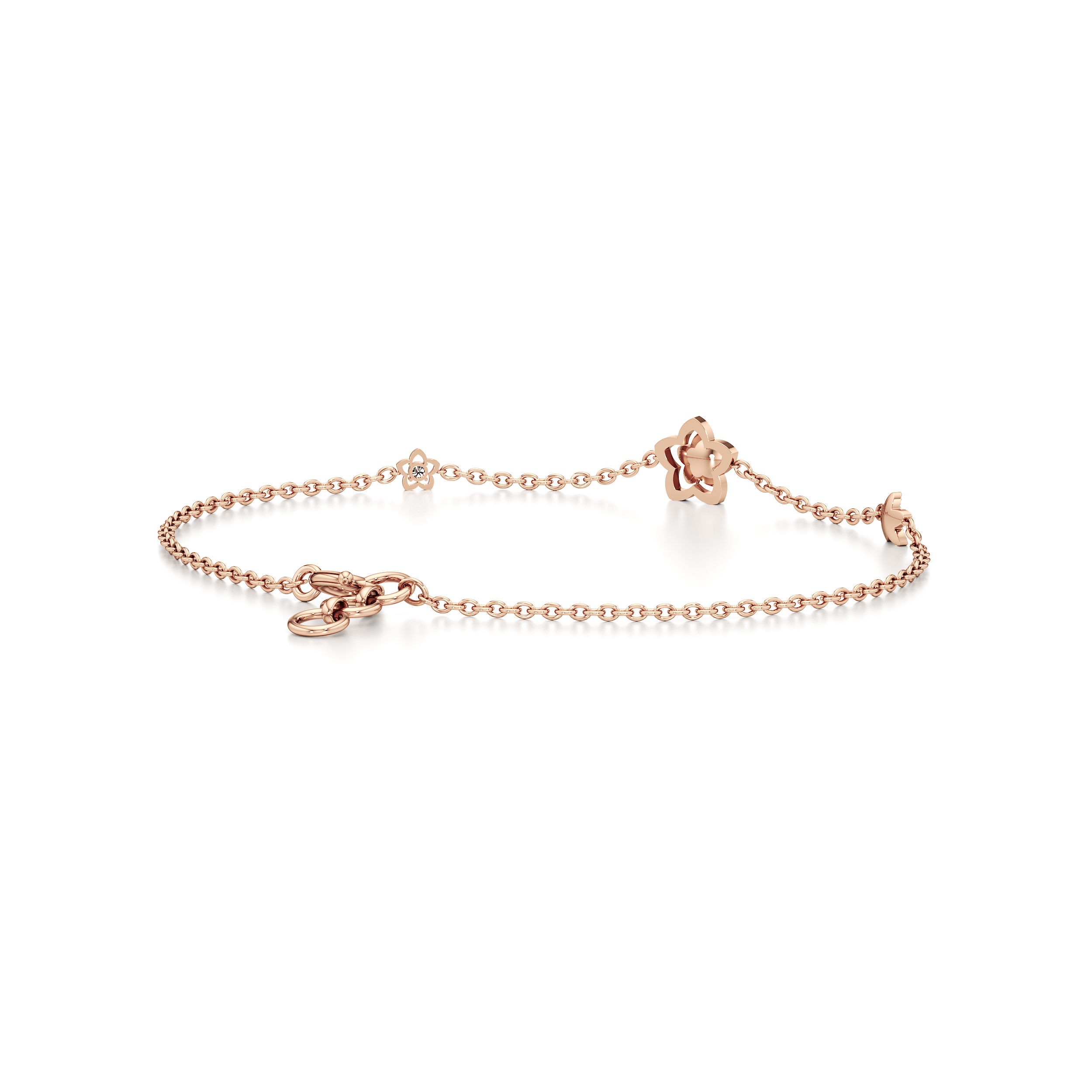 Blooming Flower Tennis Bracelet