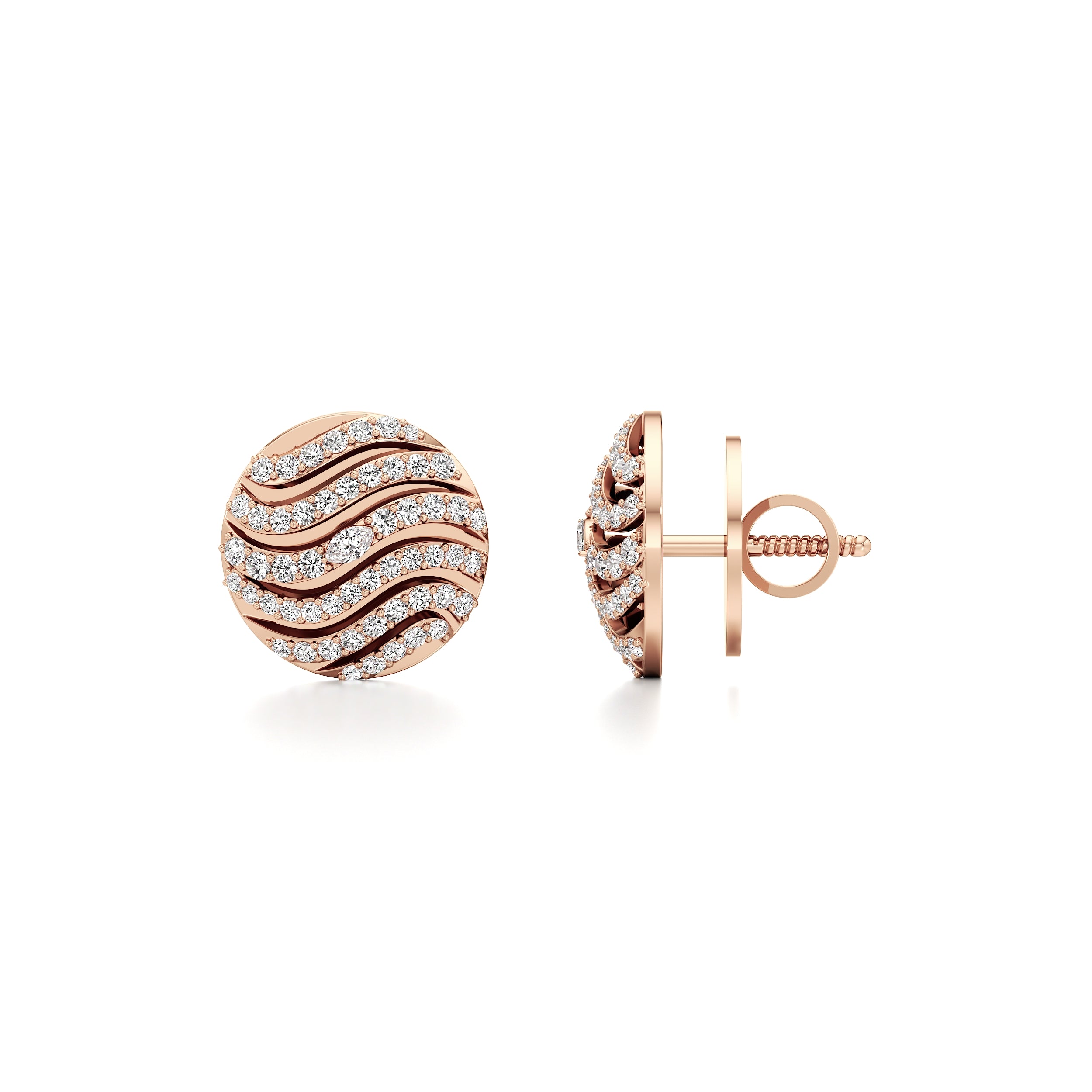 Shimmering Waves Earrings