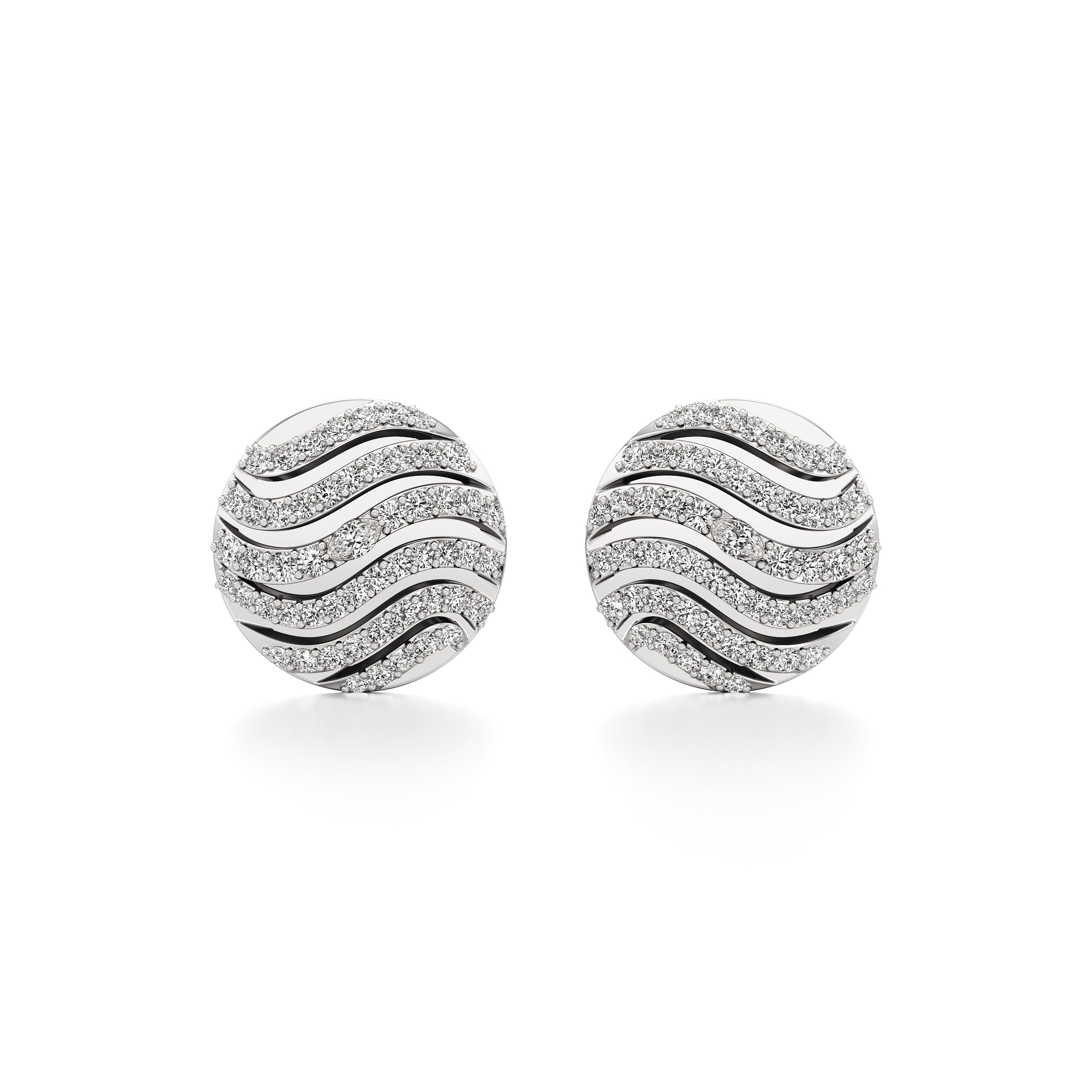 Shimmering Waves Earrings
