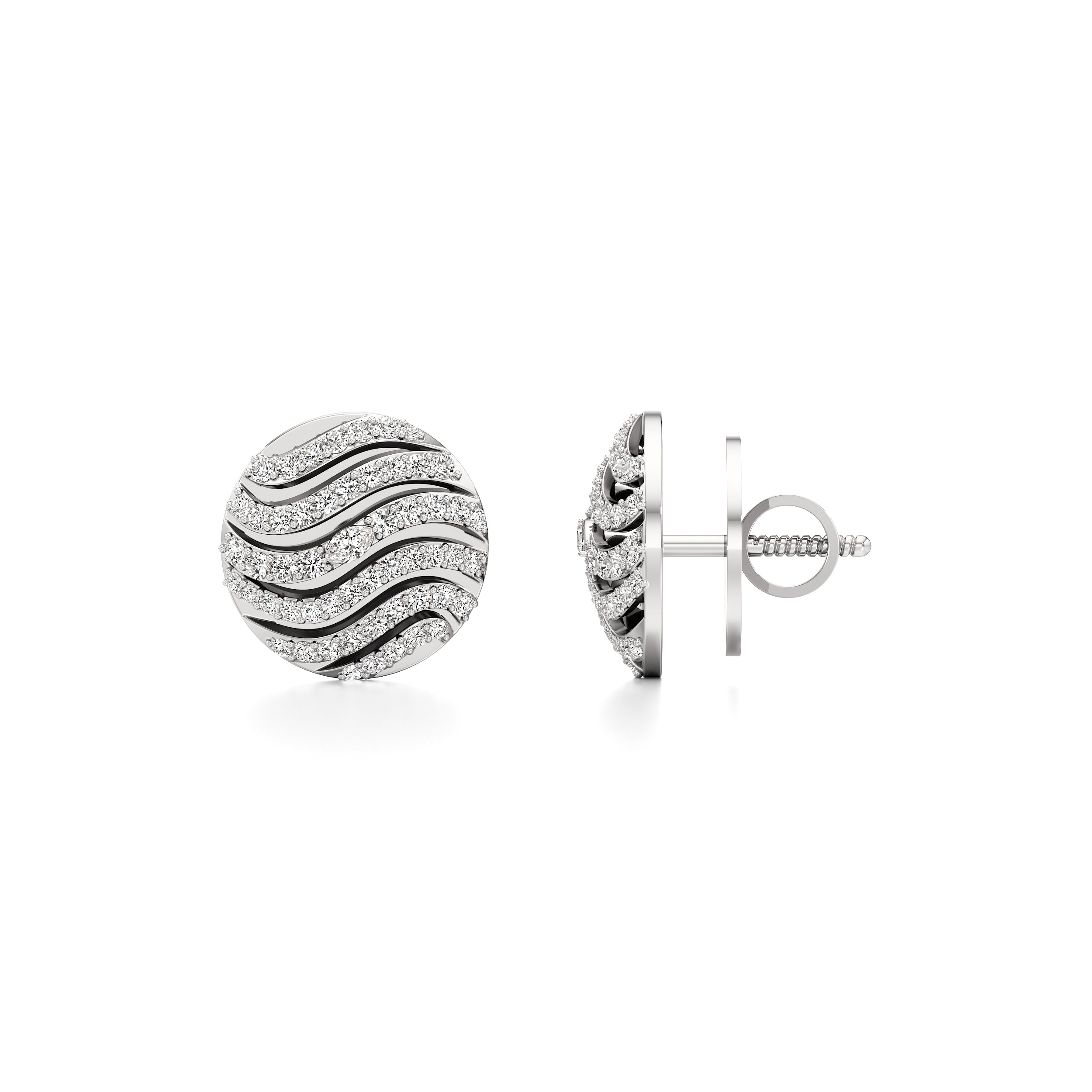 Shimmering Waves Earrings
