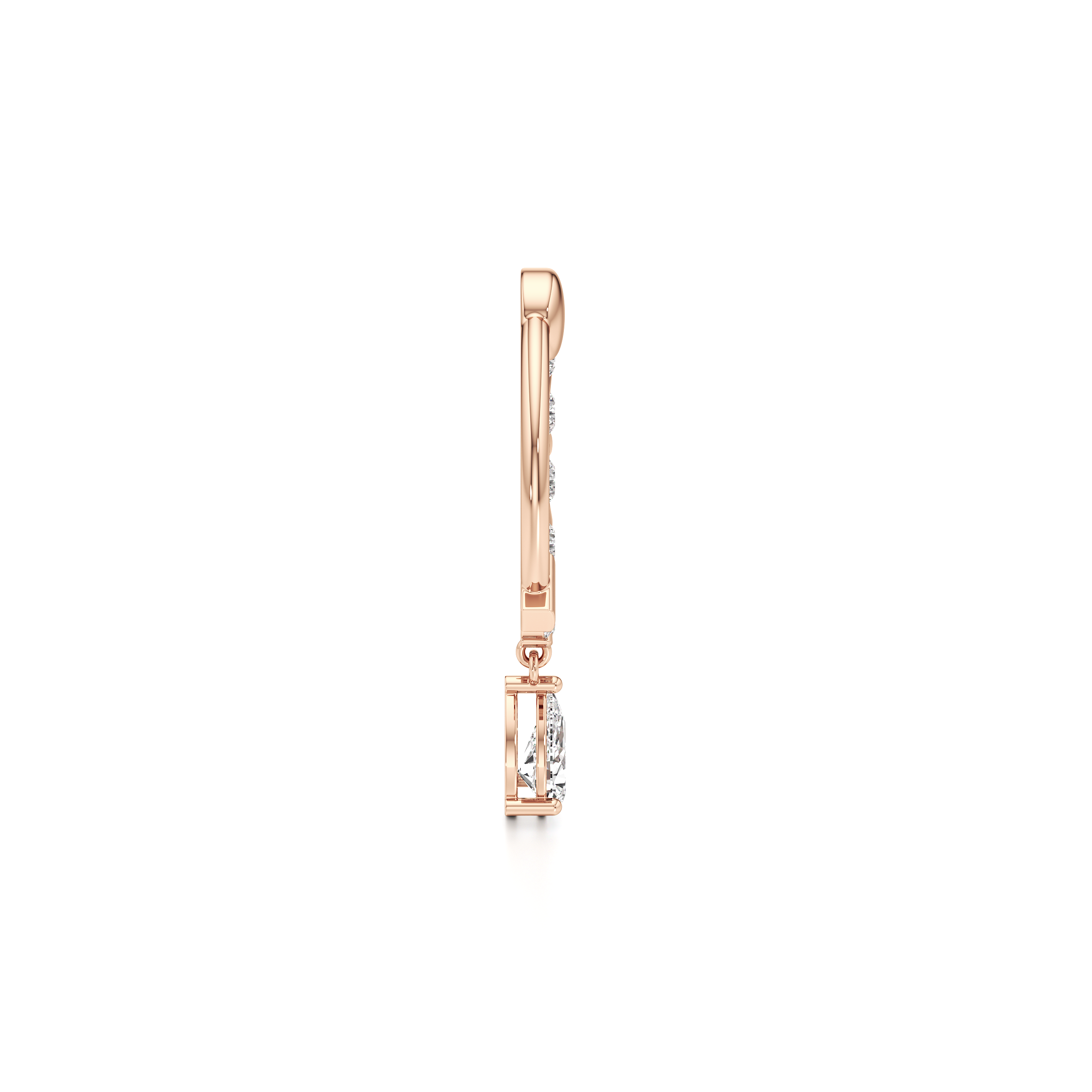 Teardrop Hoop Nose Ring