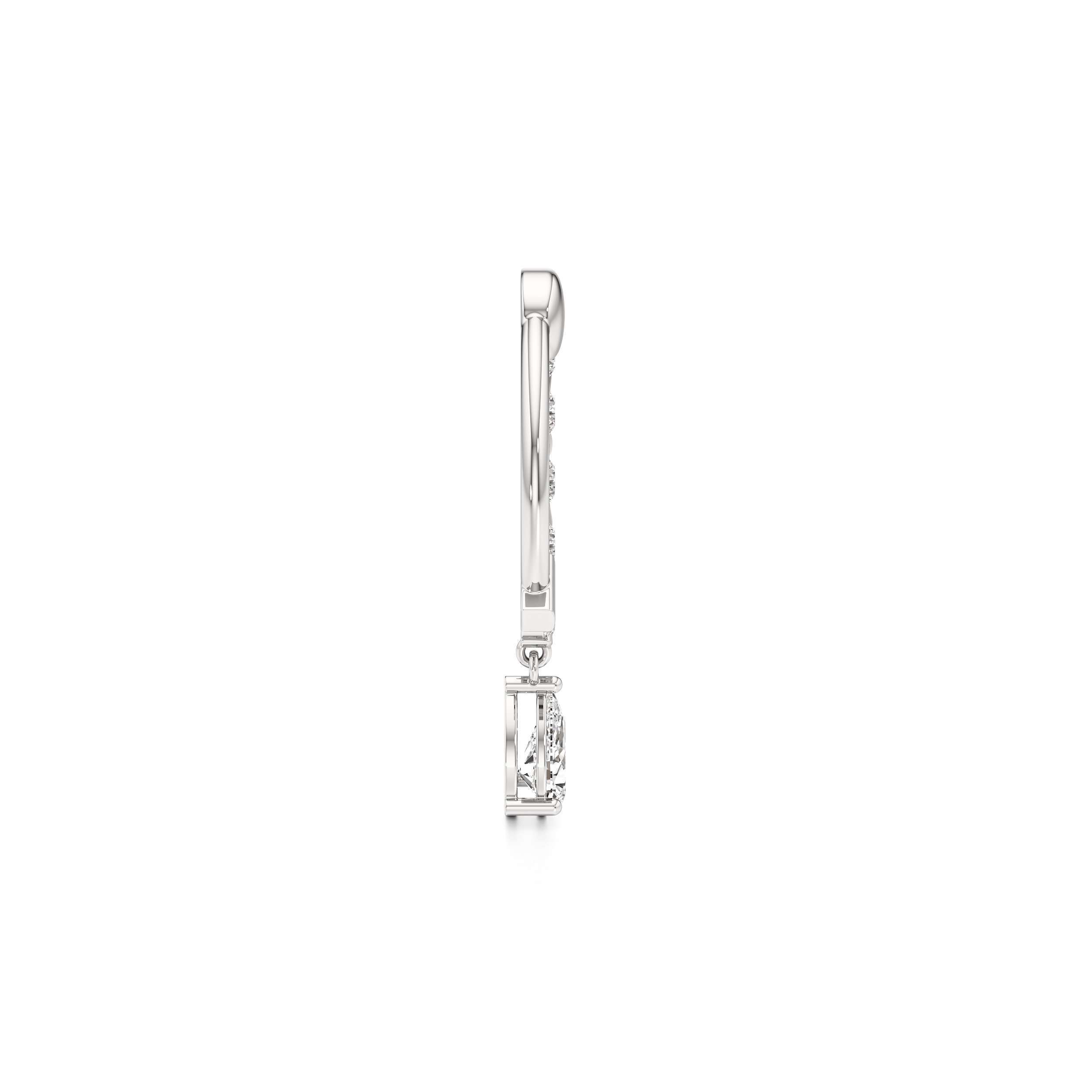Teardrop Hoop Nose Ring