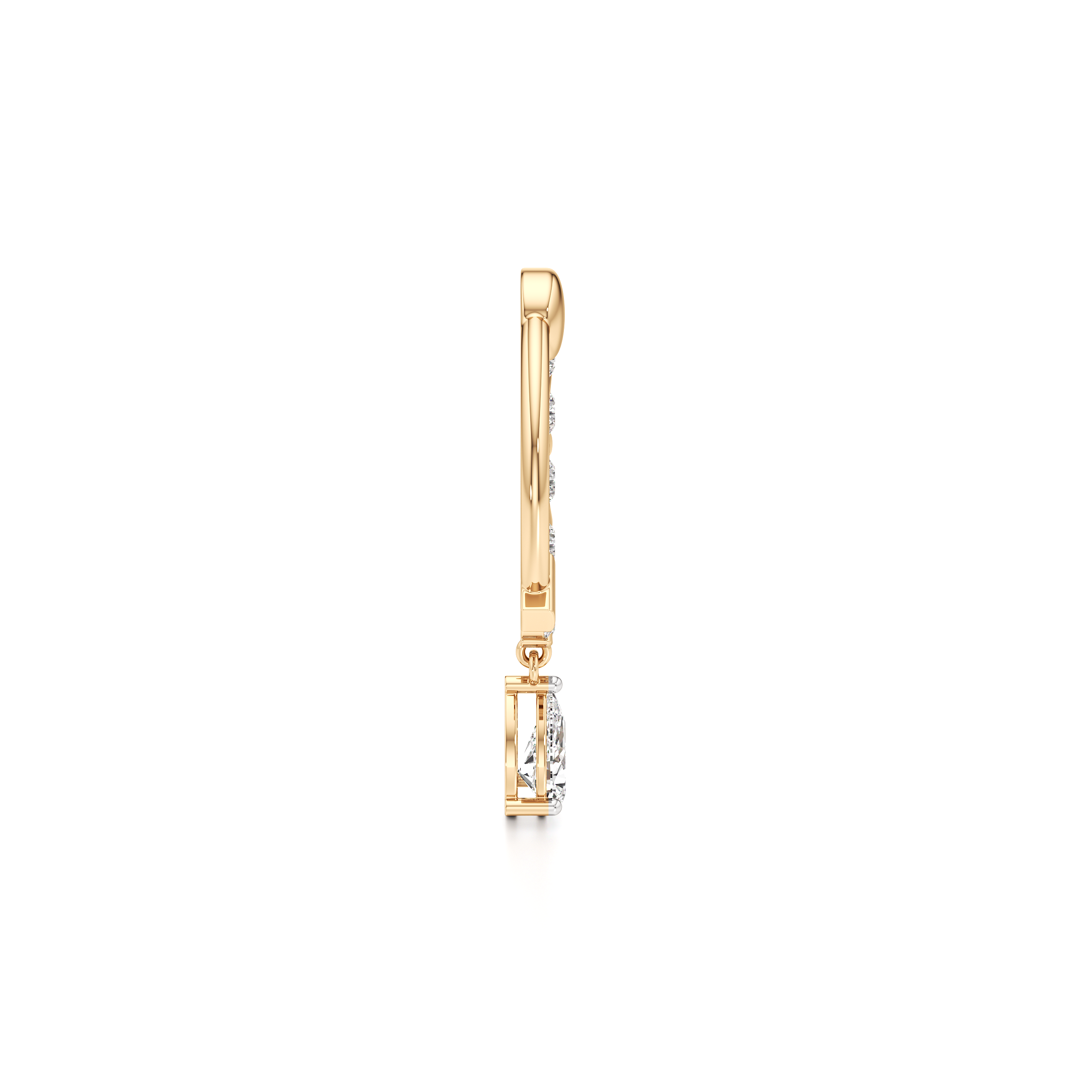 Teardrop Hoop Nose Ring