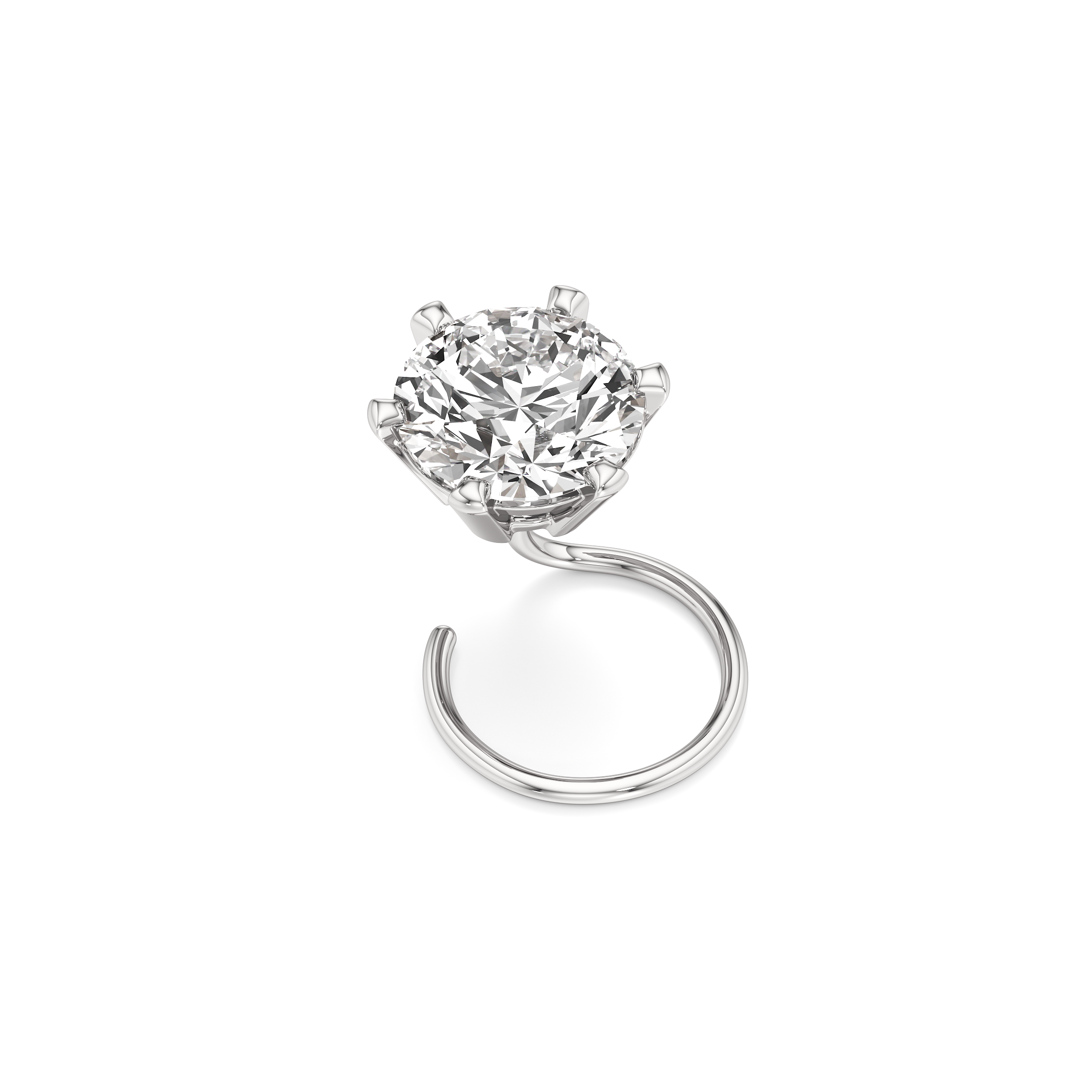 Classic 6 Prong Nose Pin