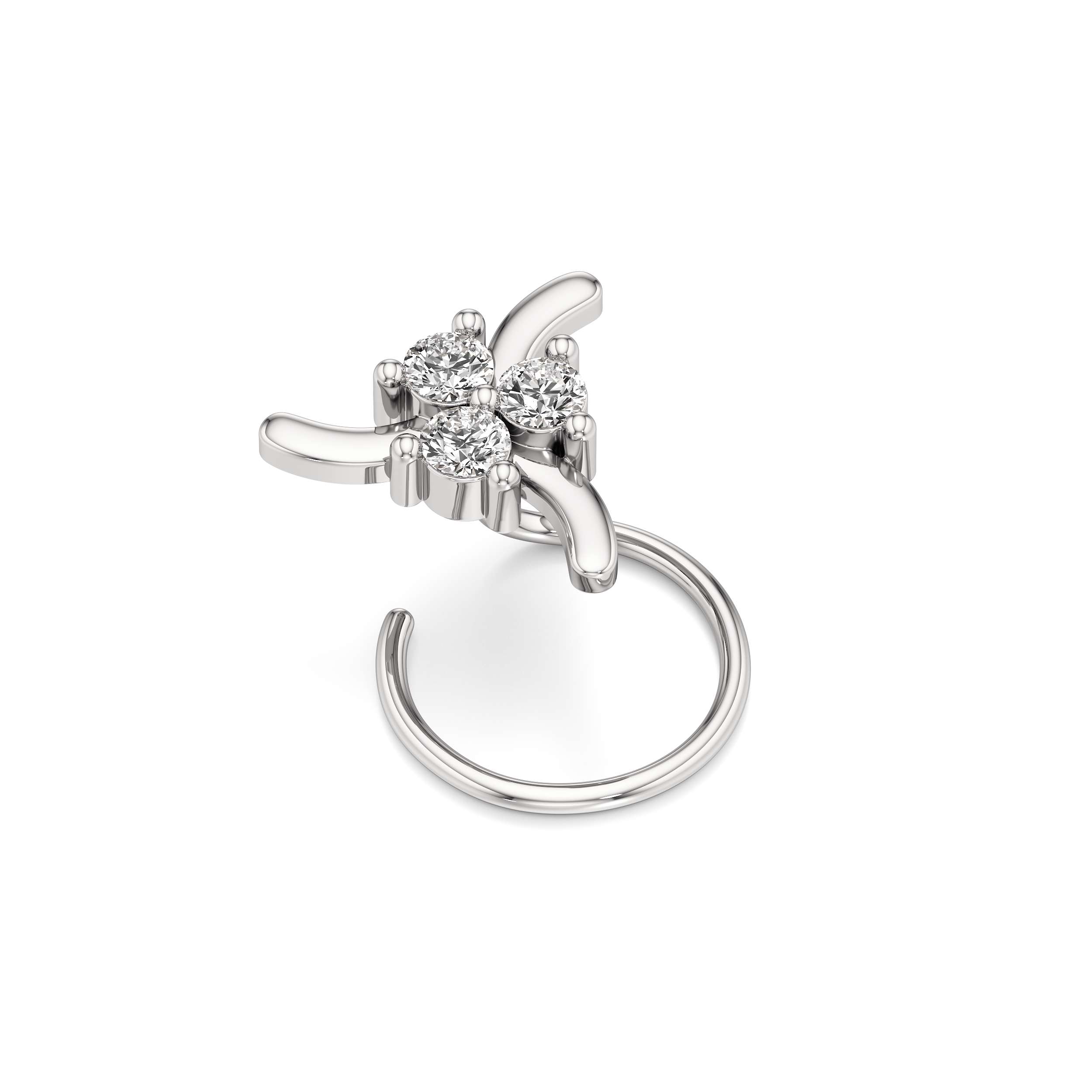 Trinity Nose Pin