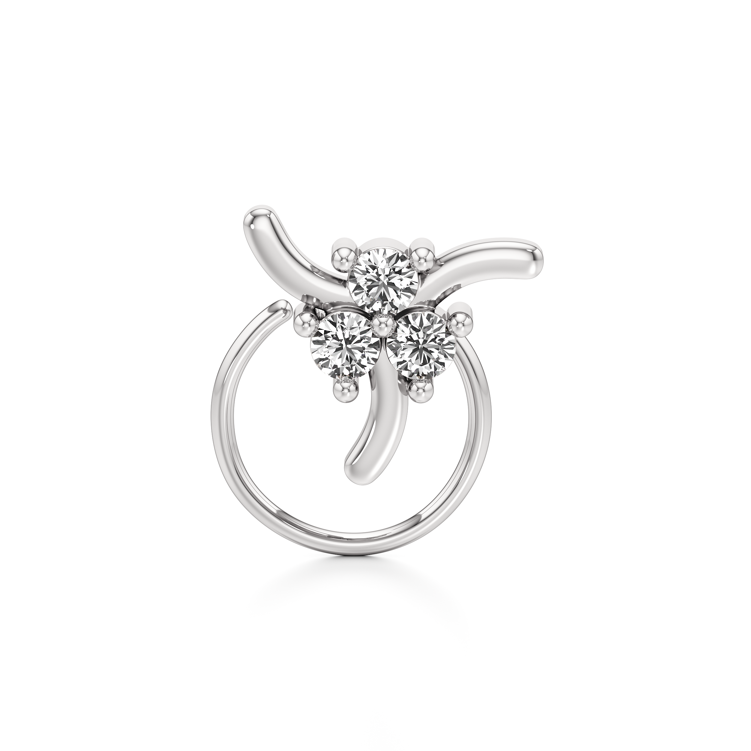 Trinity Nose Pin
