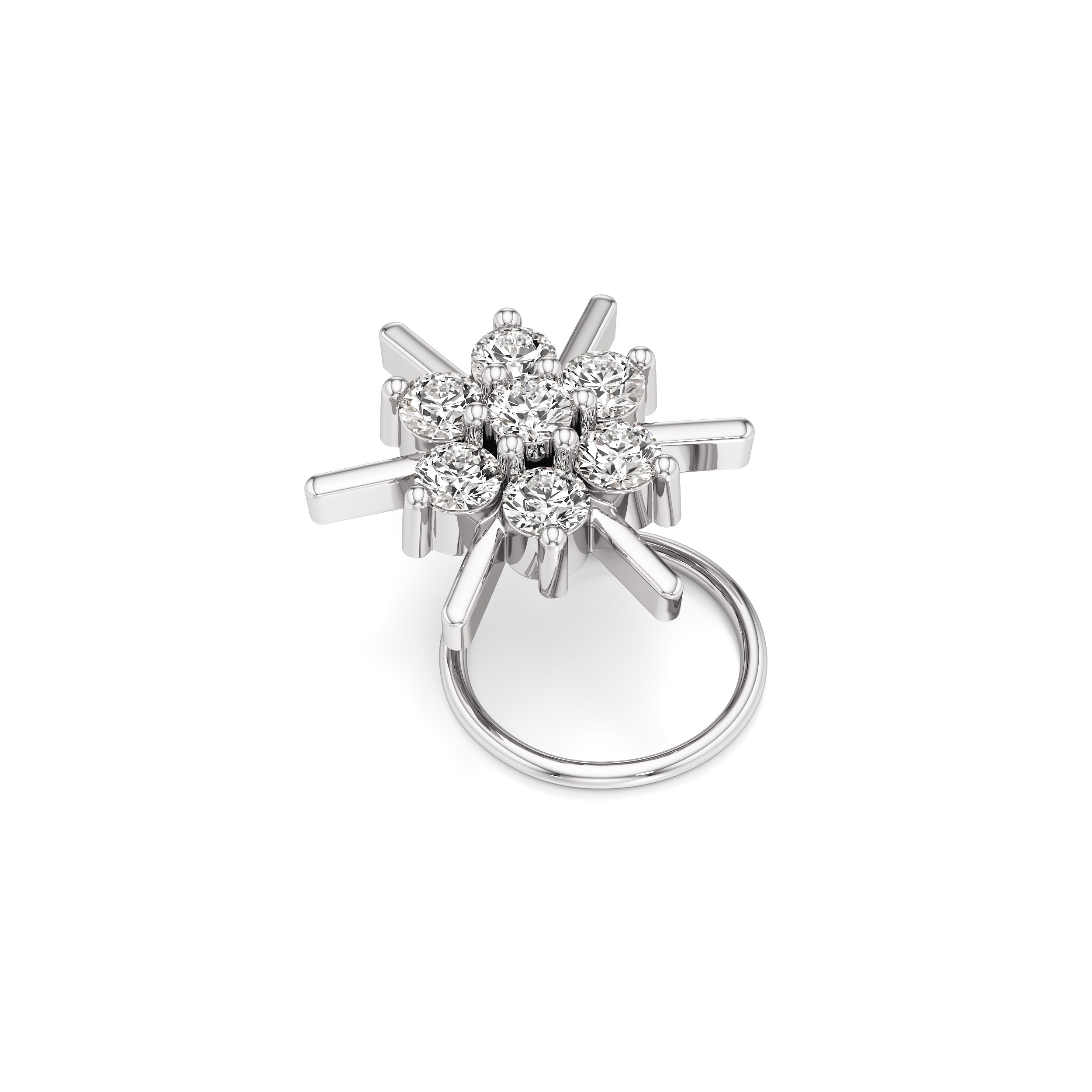 Starburst Floral Nose Ring