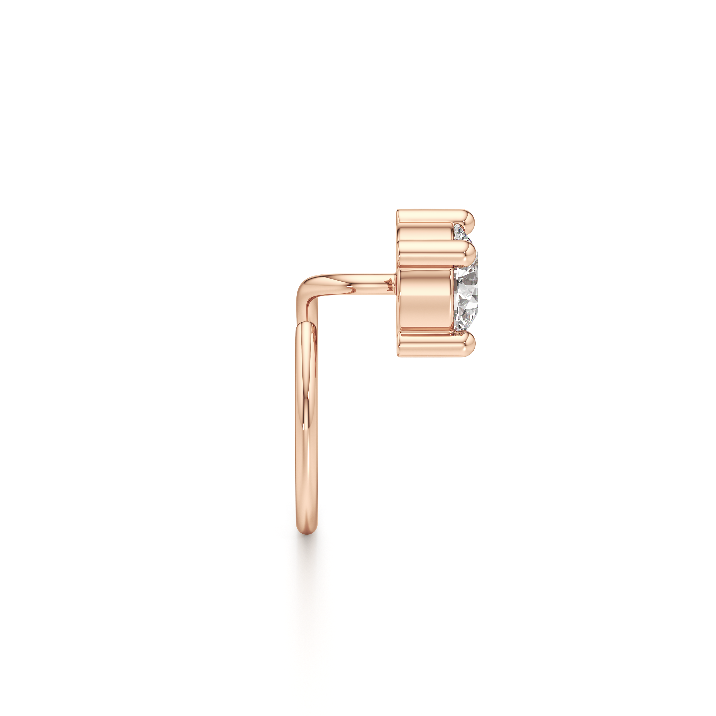 Classic 4 Prong Nose Ring