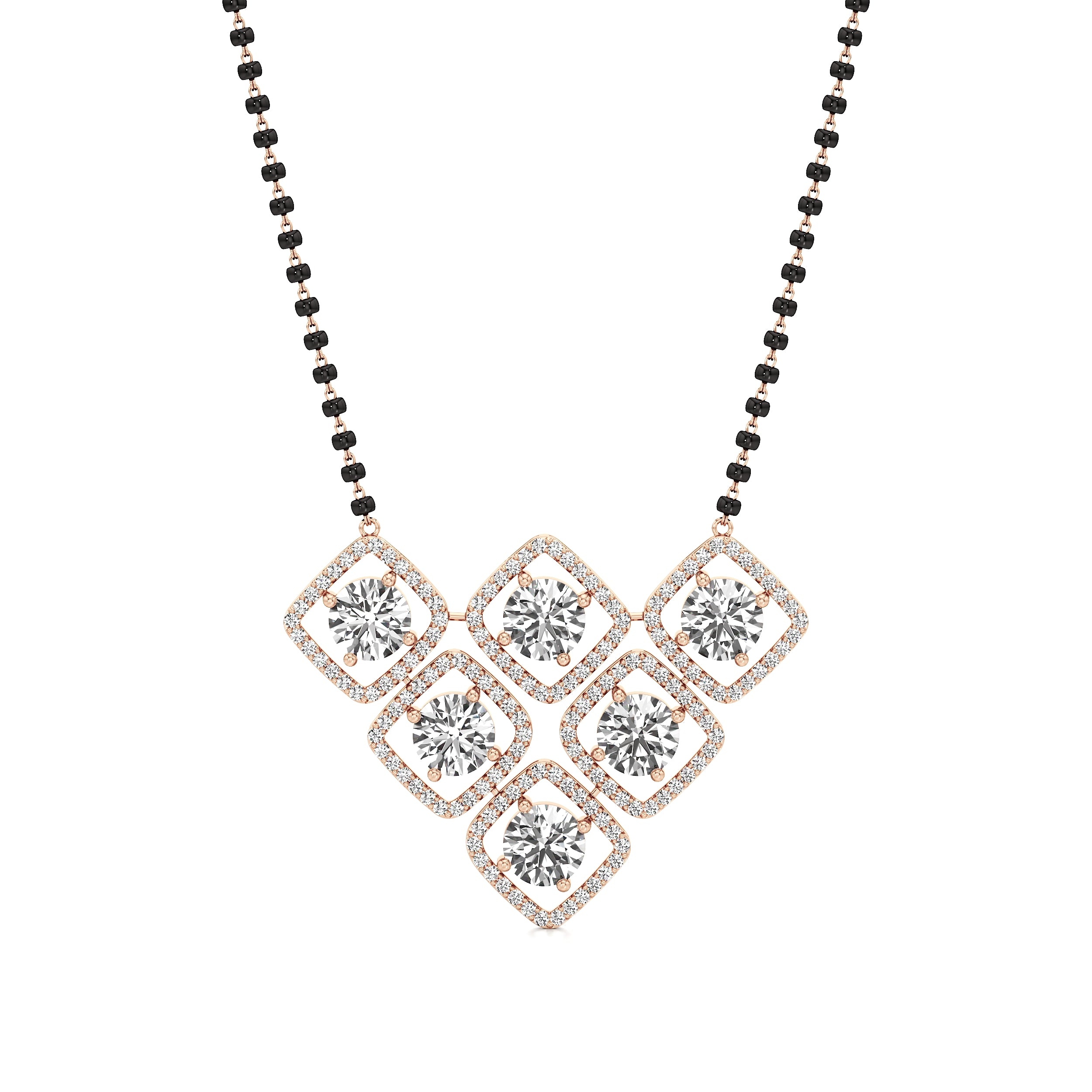 Regal Round Diamond Mangalsutra