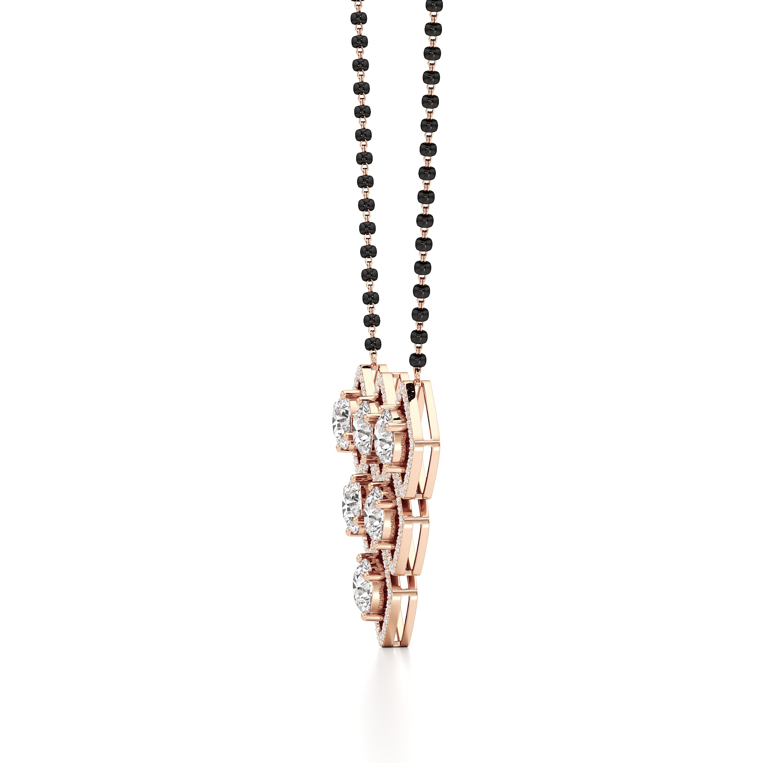 Regal Round Diamond Mangalsutra