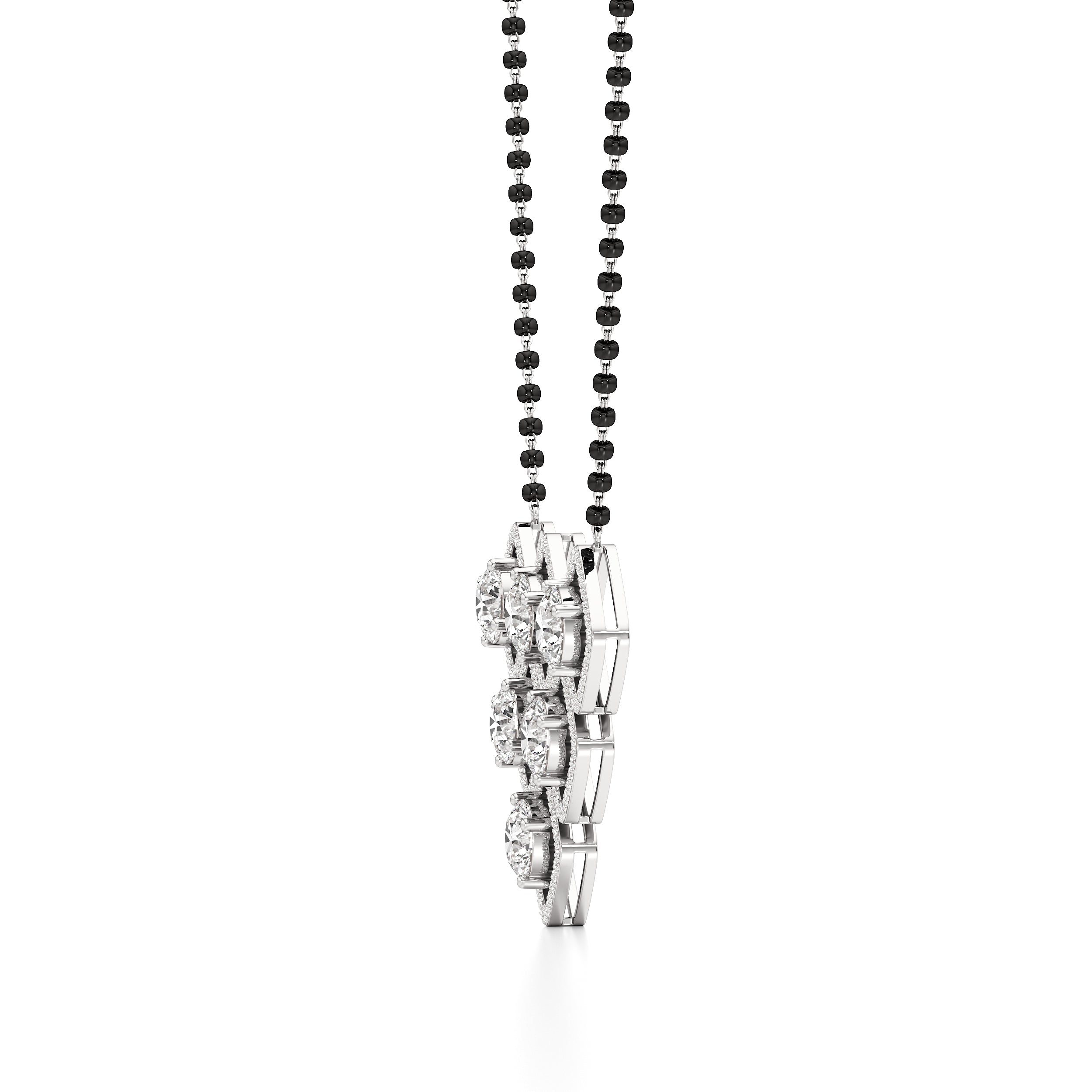 Regal Round Diamond Mangalsutra