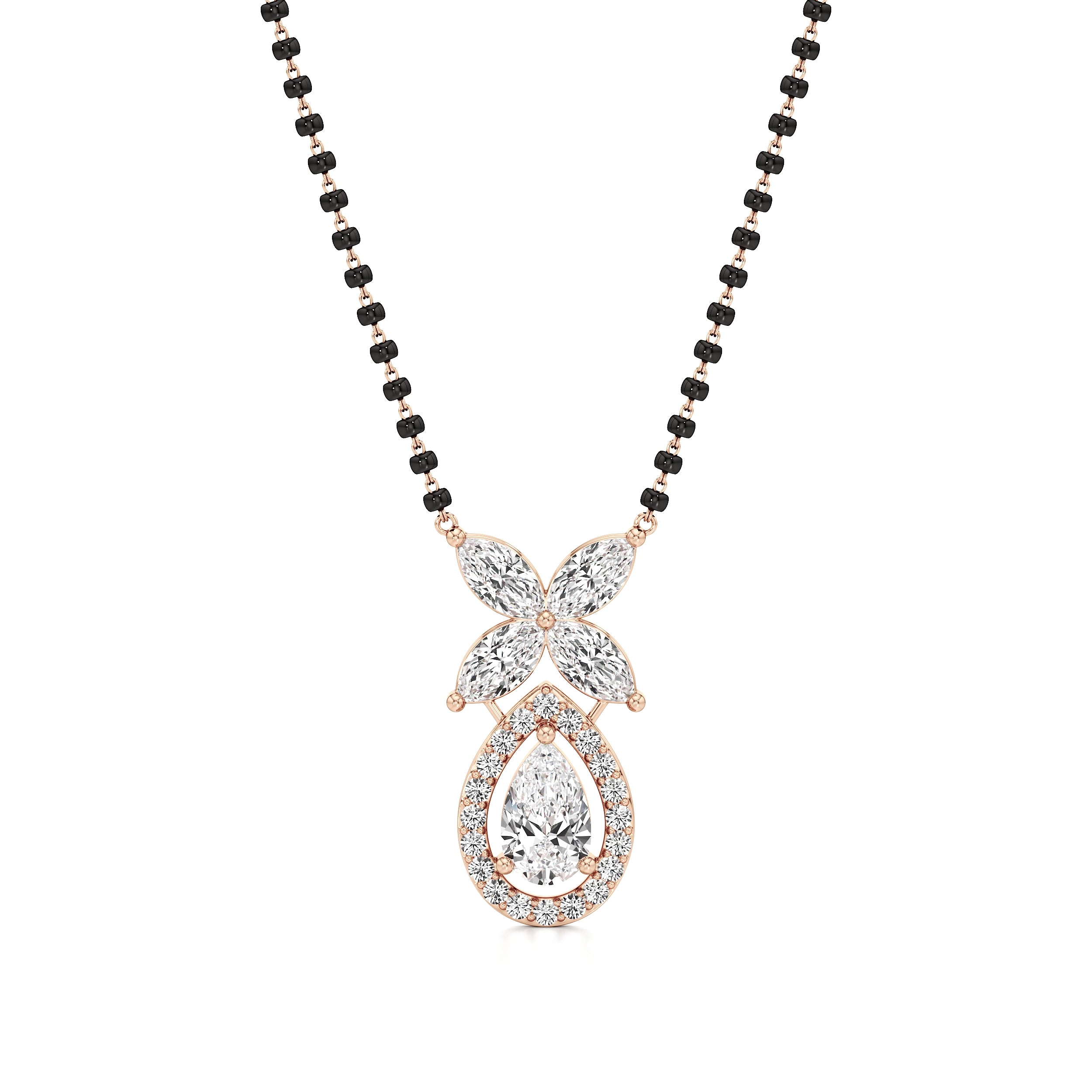 Regal Pear Drop Mangalsutra