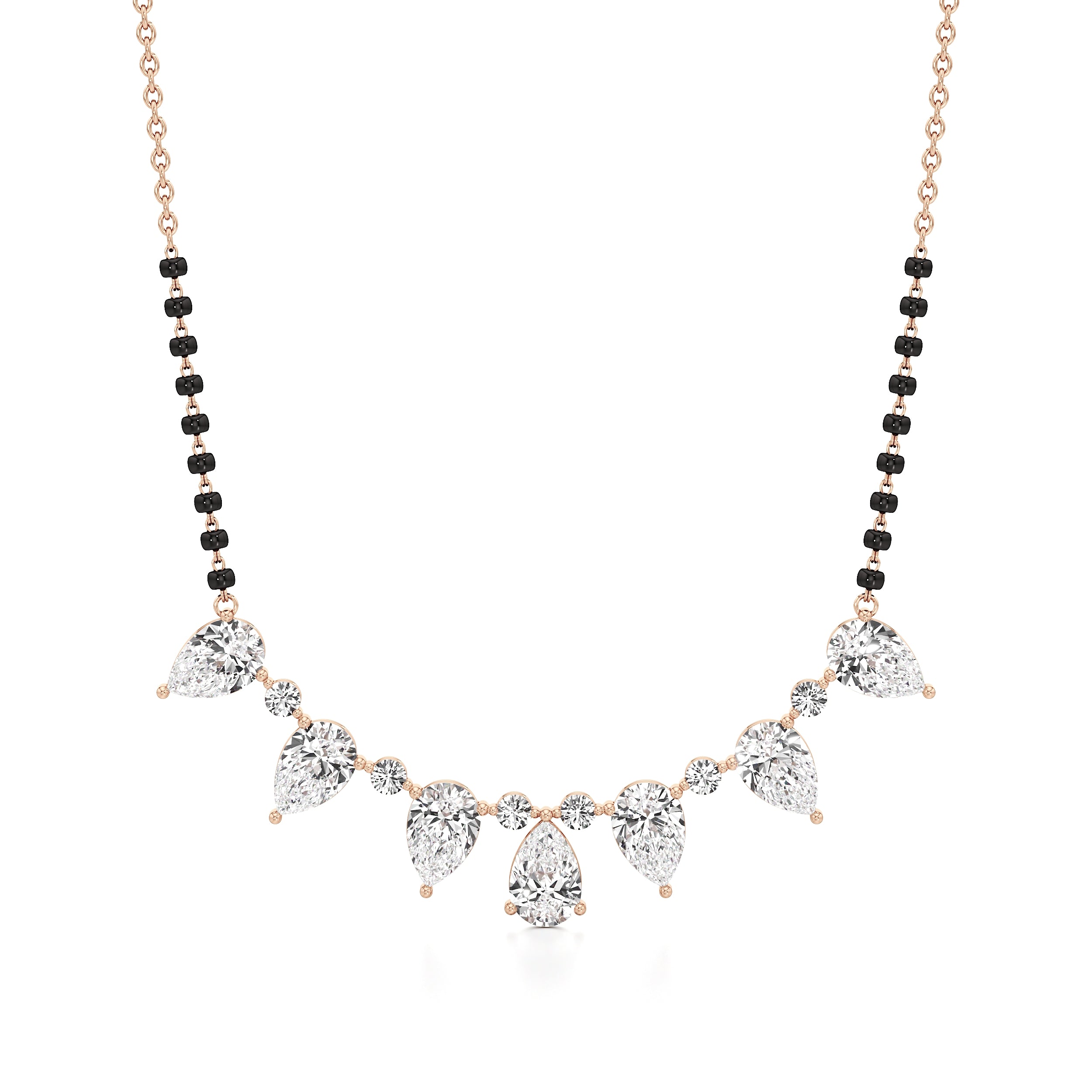 Pear Cascade Mangalsutra