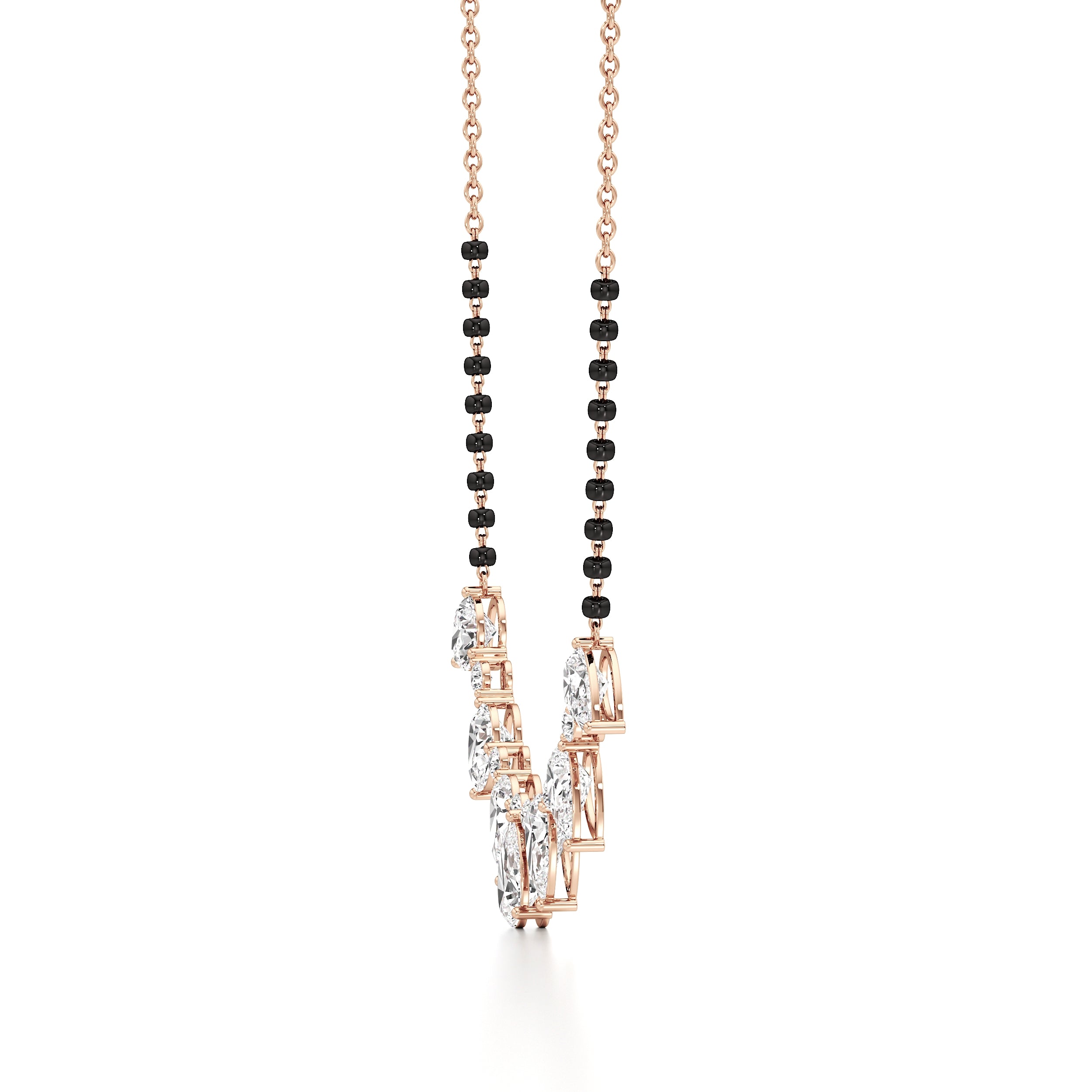 Pear Cascade Mangalsutra