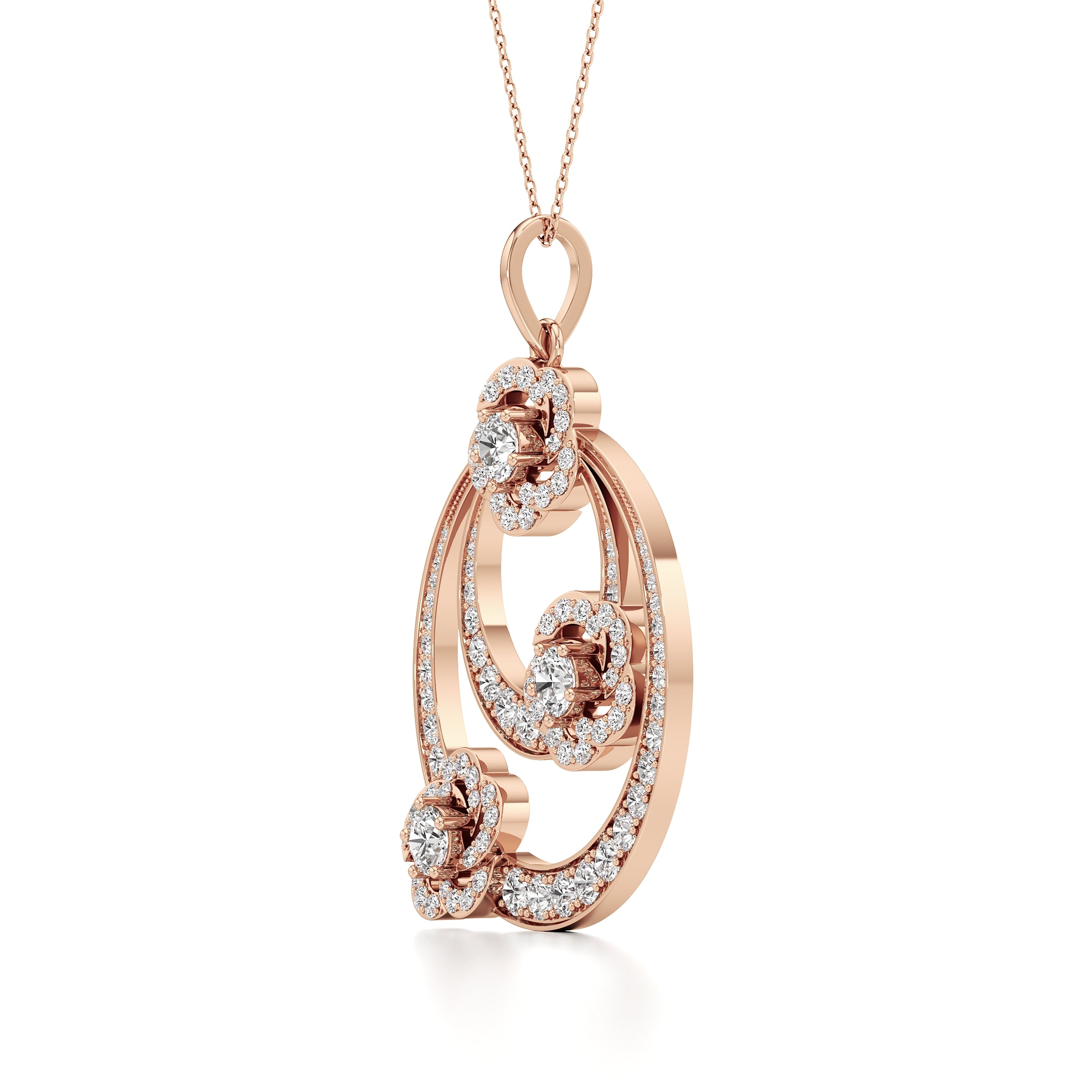 Tri Flora Pendant