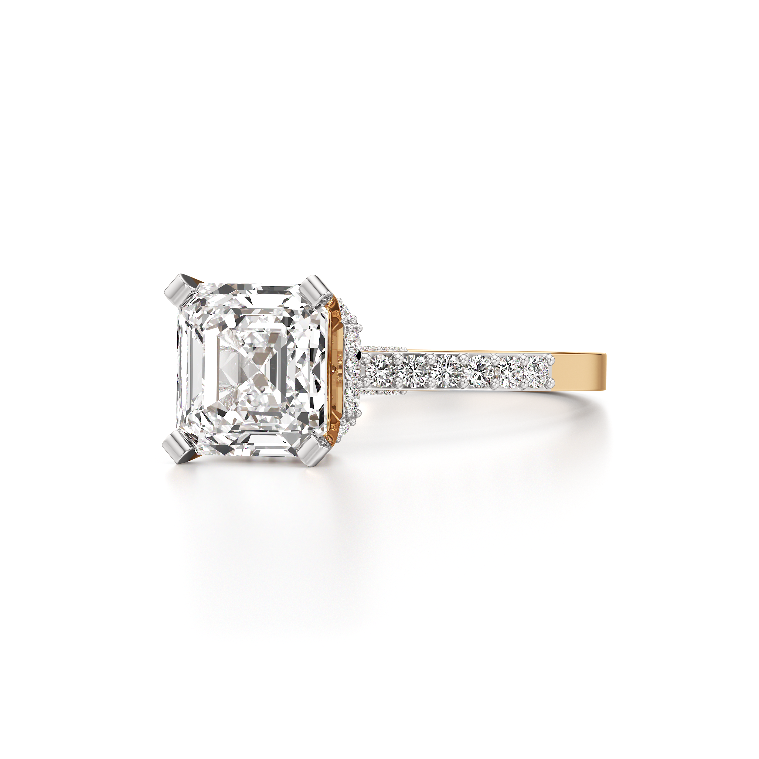A Pave Princess Classic Ring