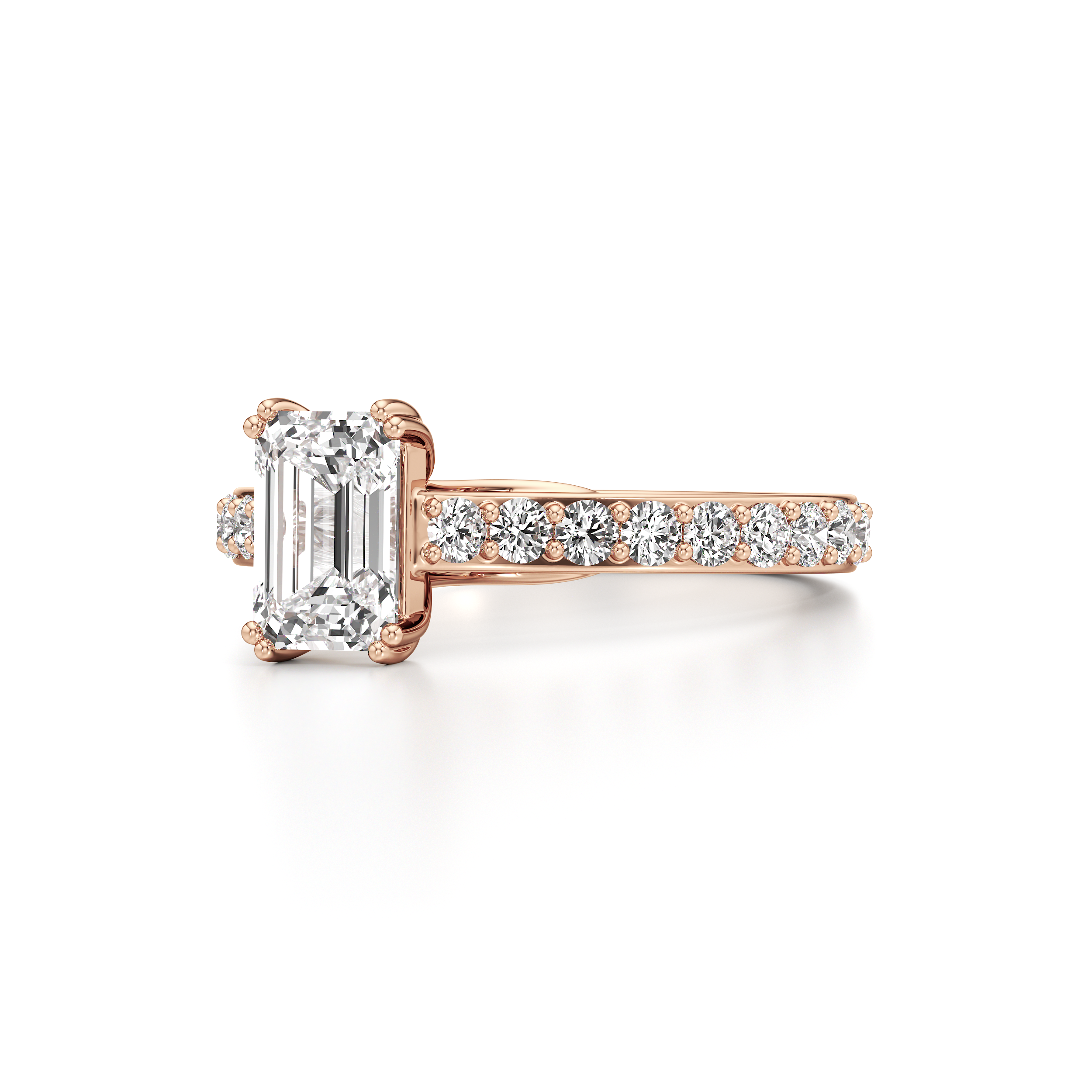 Classic Solitaire Radiance Ring