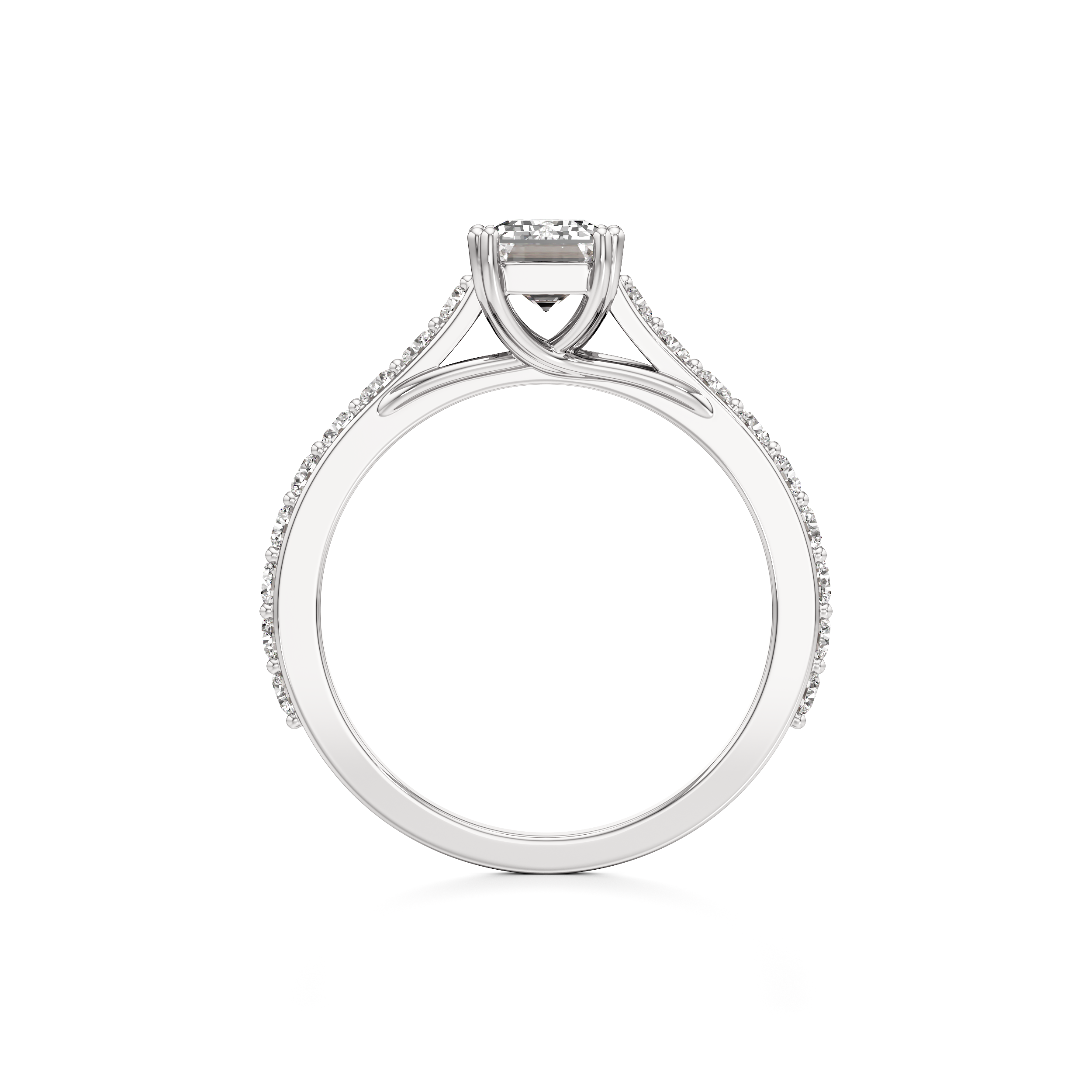 Classic Solitaire Radiance Ring