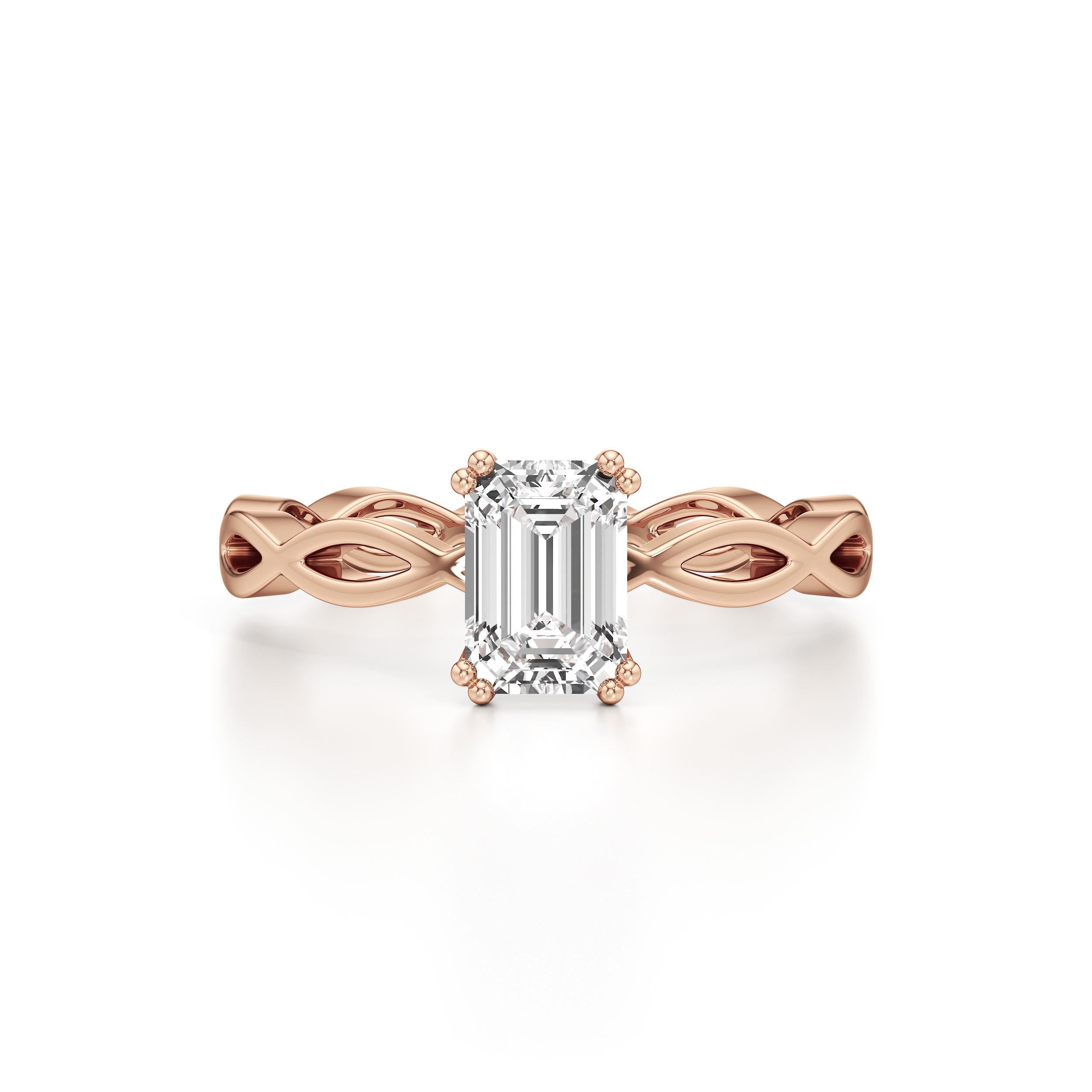 Solitaire Loop Band Ring