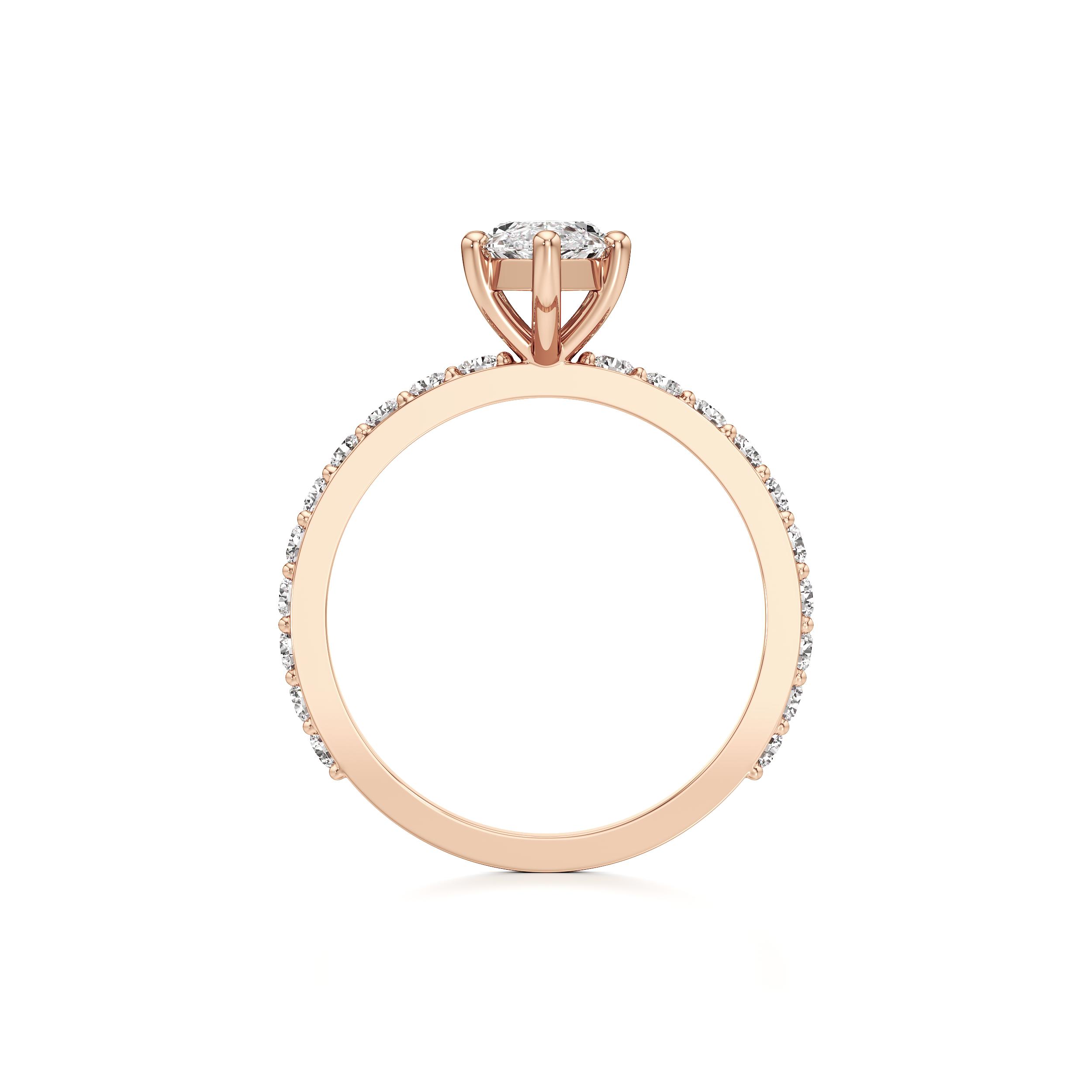 Classic Marquise Pave Ring