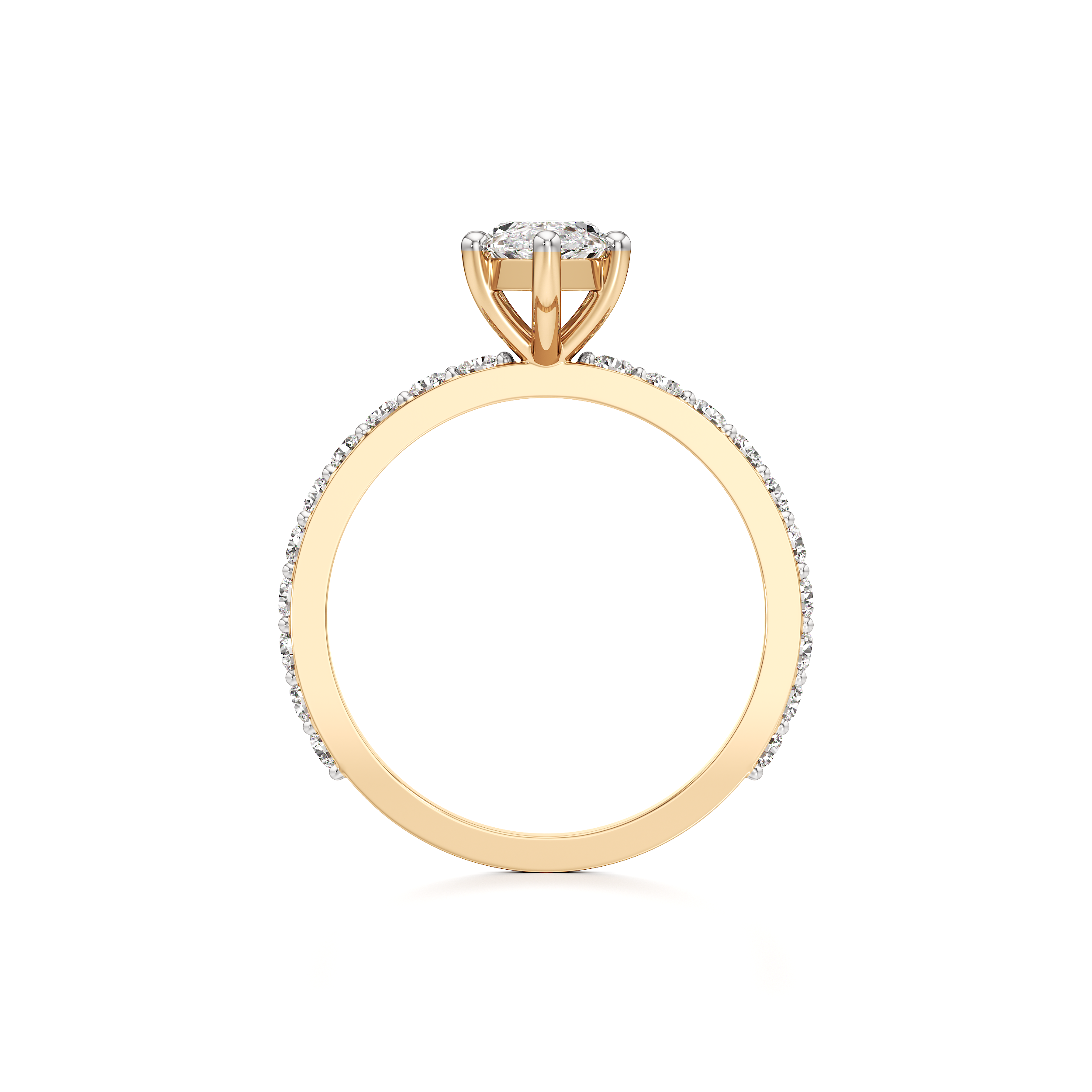 Classic Marquise Pave Ring