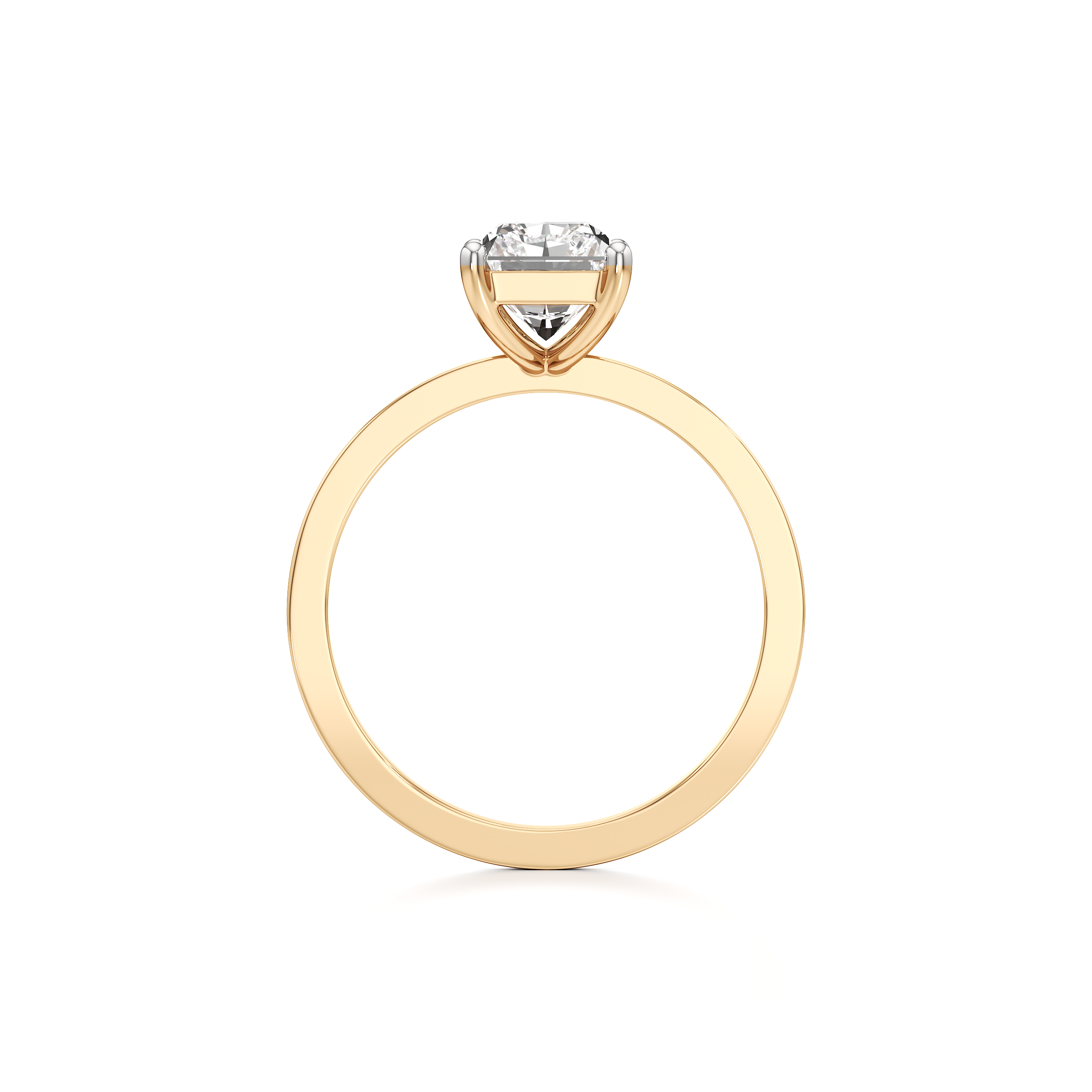 Classic Solitaire Radiant Ring