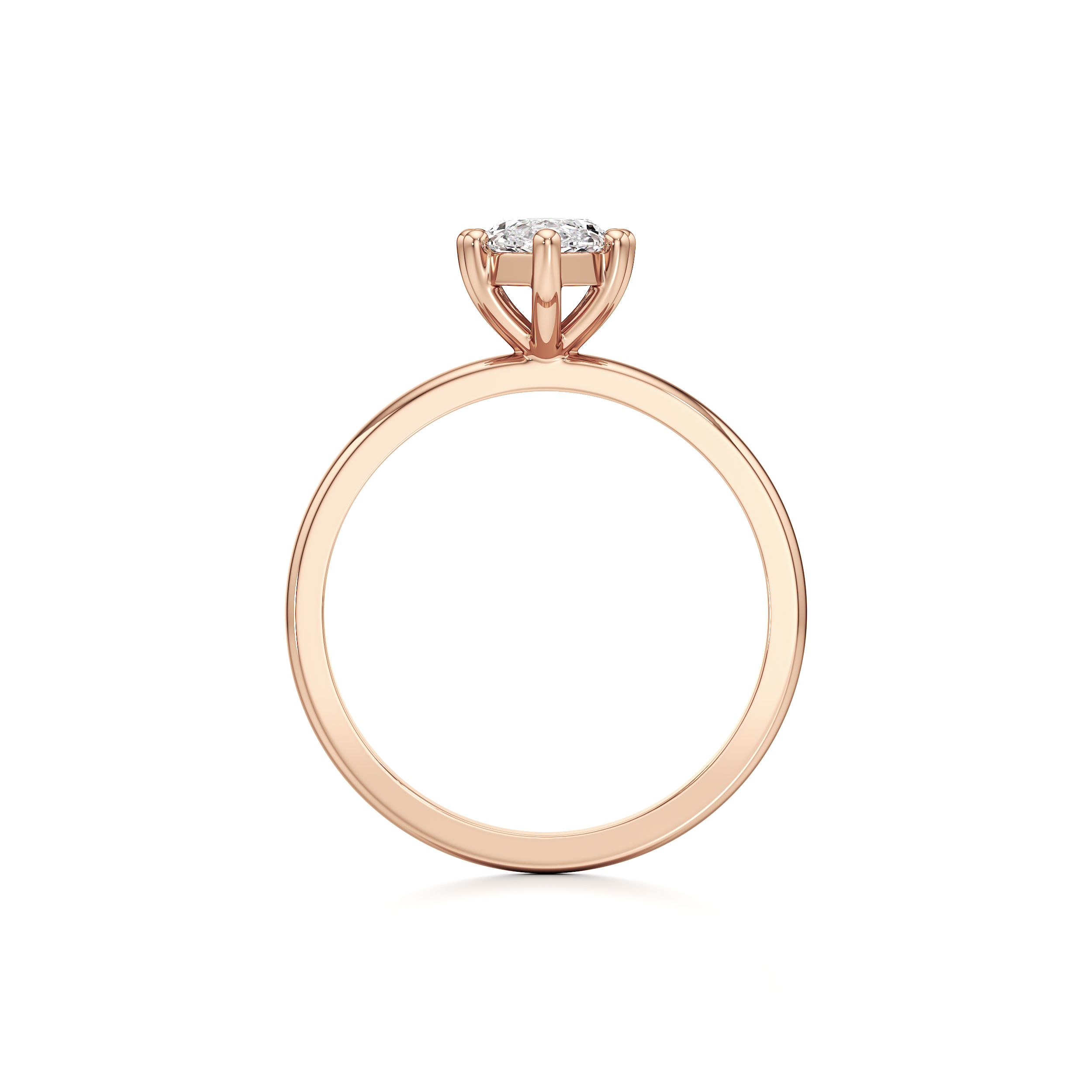 Classic Solitaire Marquise Ring
