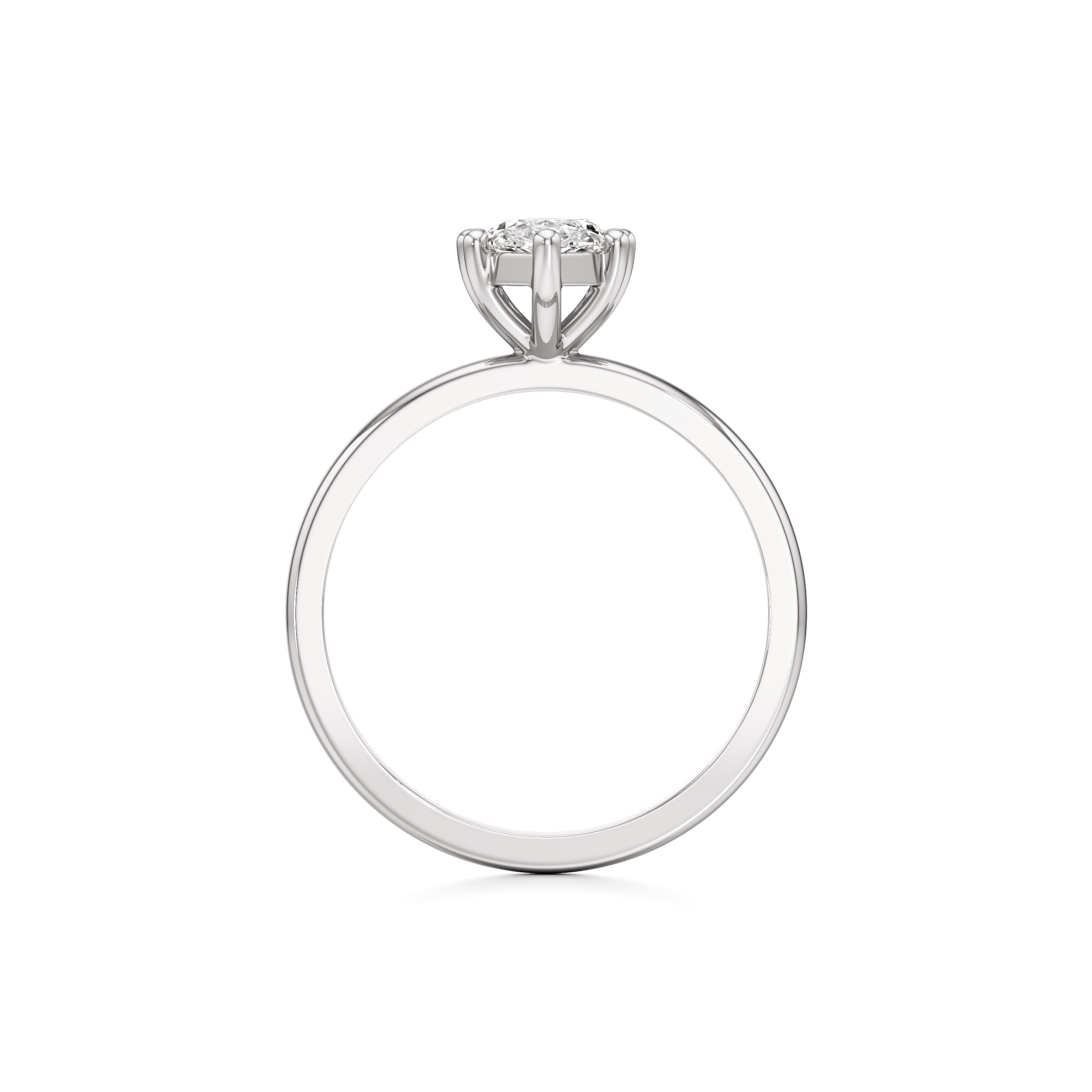 Classic Solitaire Marquise Ring