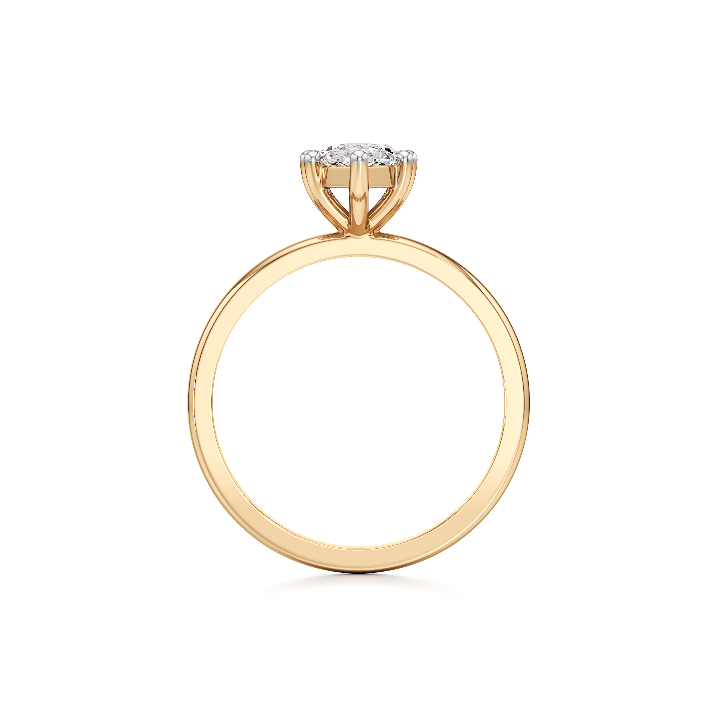 Classic Solitaire Marquise Ring