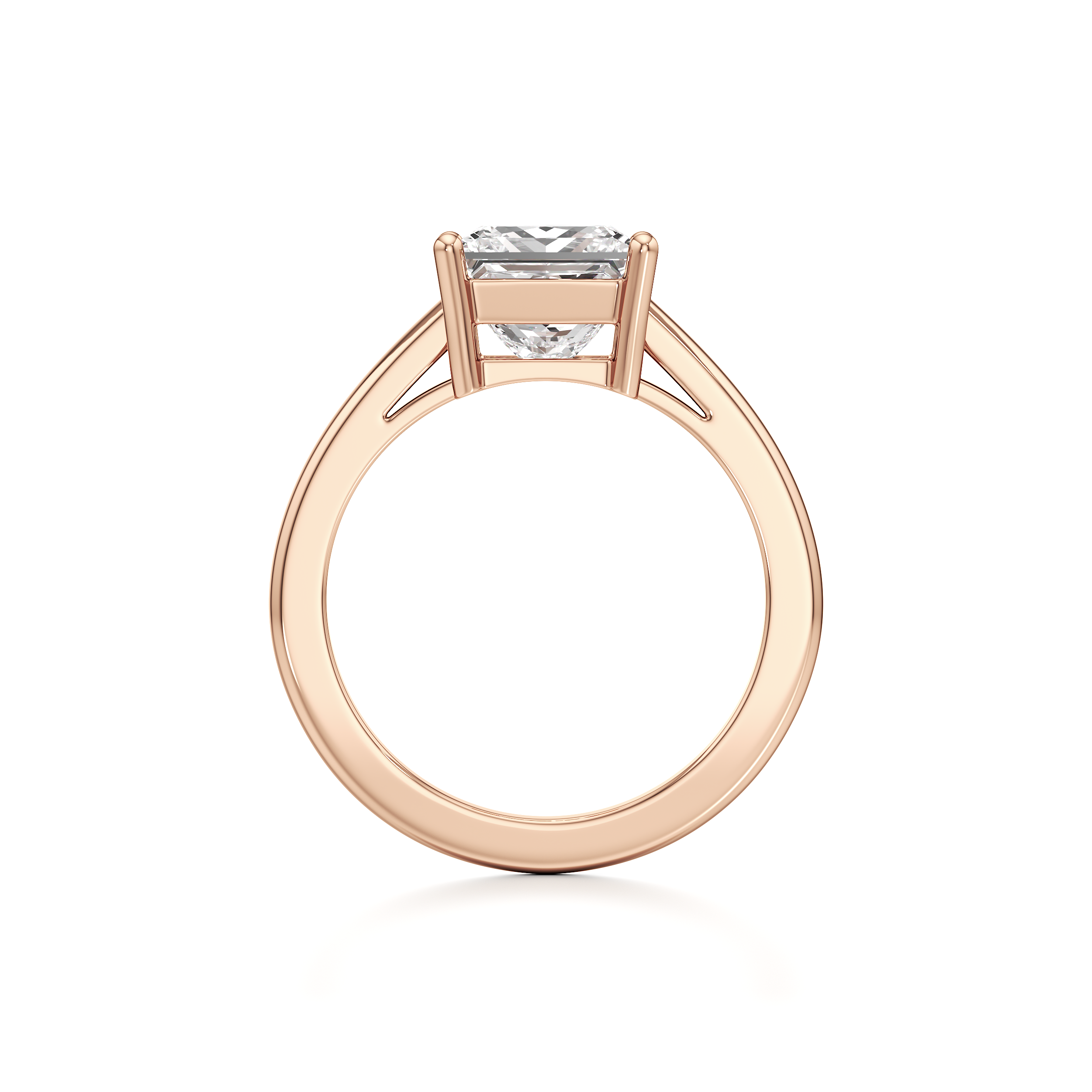 Classic Solitaire Princess Ring