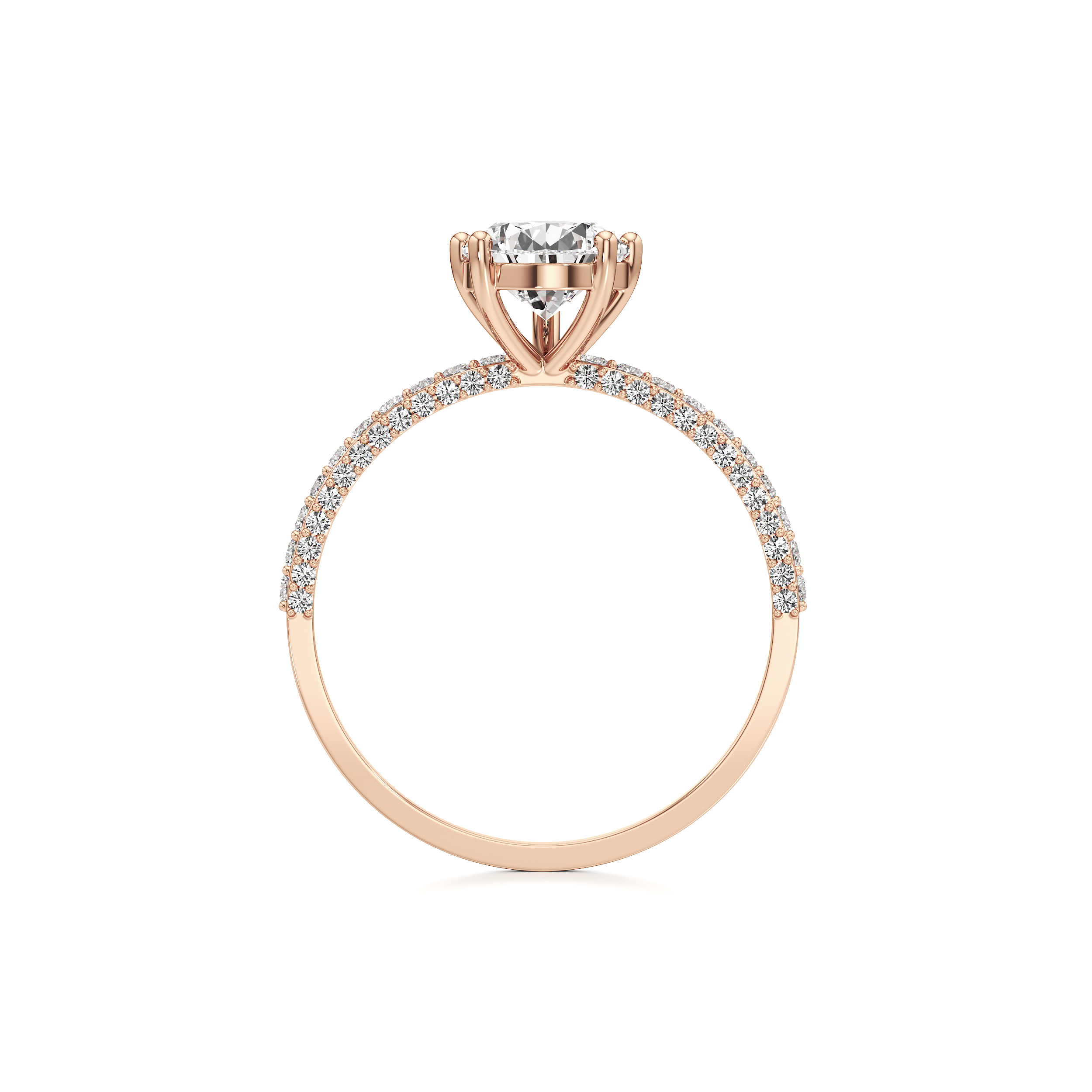 Bedazzled Solitaire Pear Ring