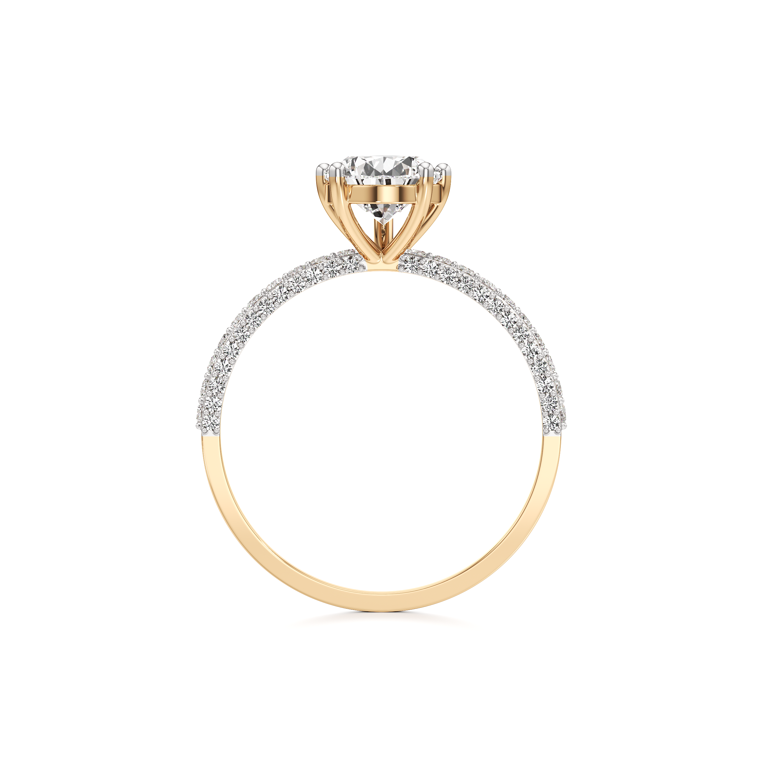 Bedazzled Solitaire Pear Ring