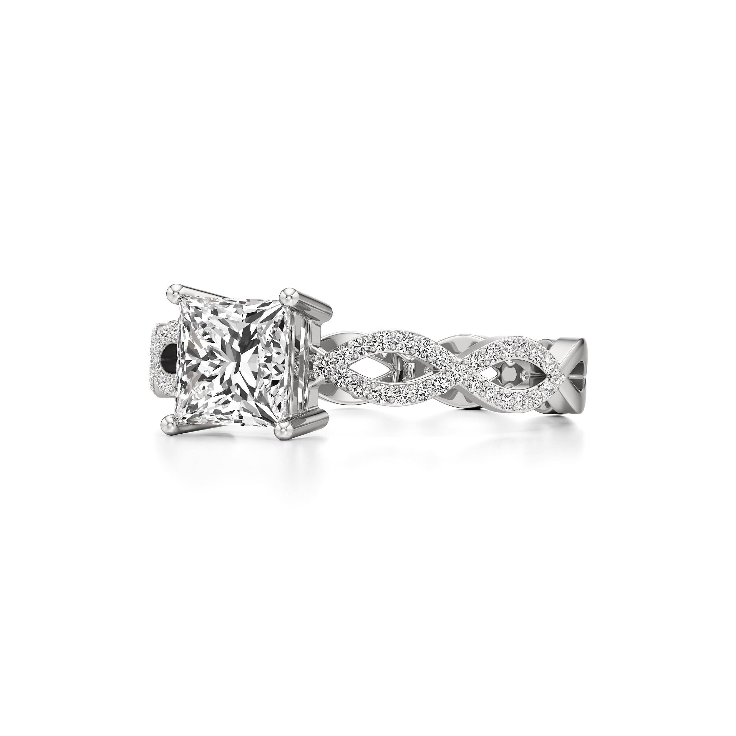 Bedazzled Loop Princess Ring