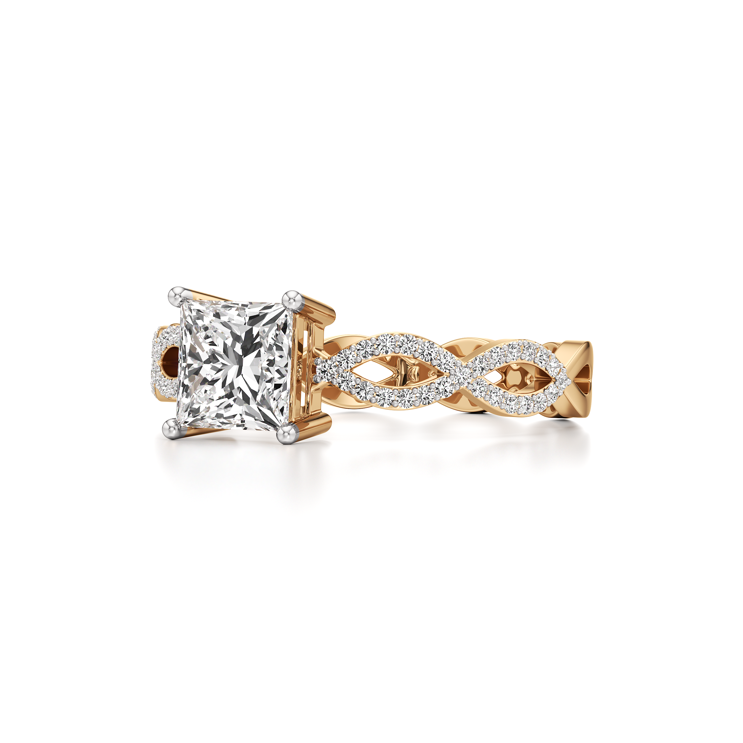 Bedazzled Loop Princess Ring