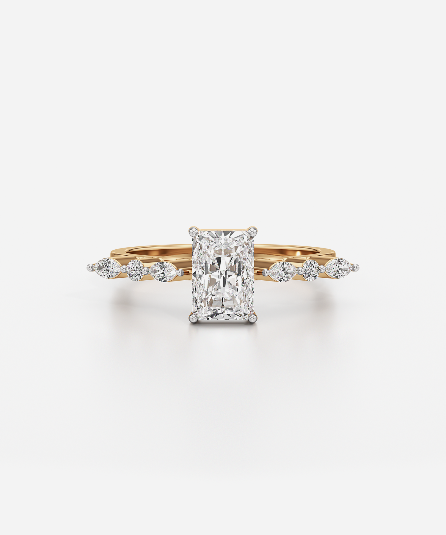 lab grown diamond engagement ring