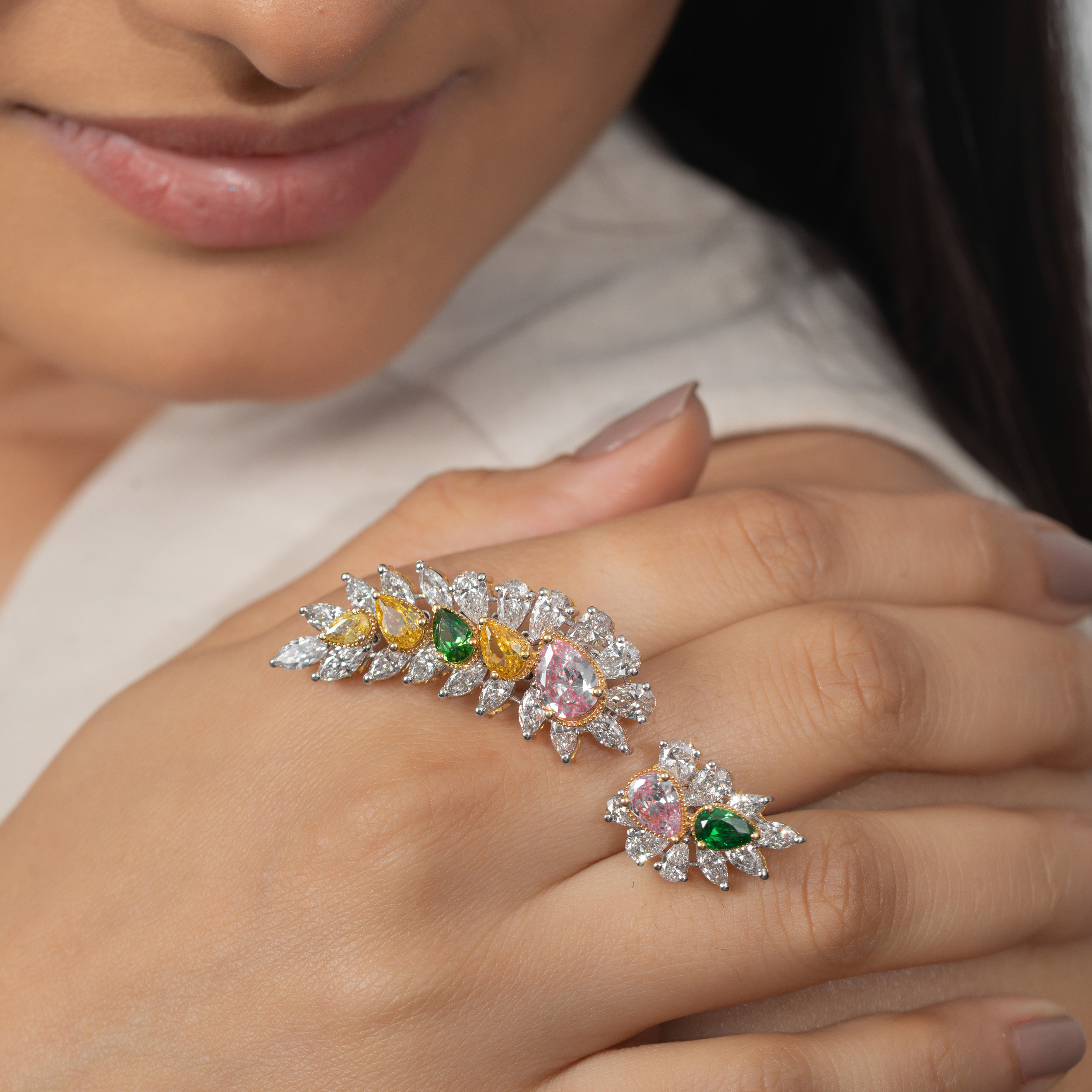 Luminous Hues Marquise Ring