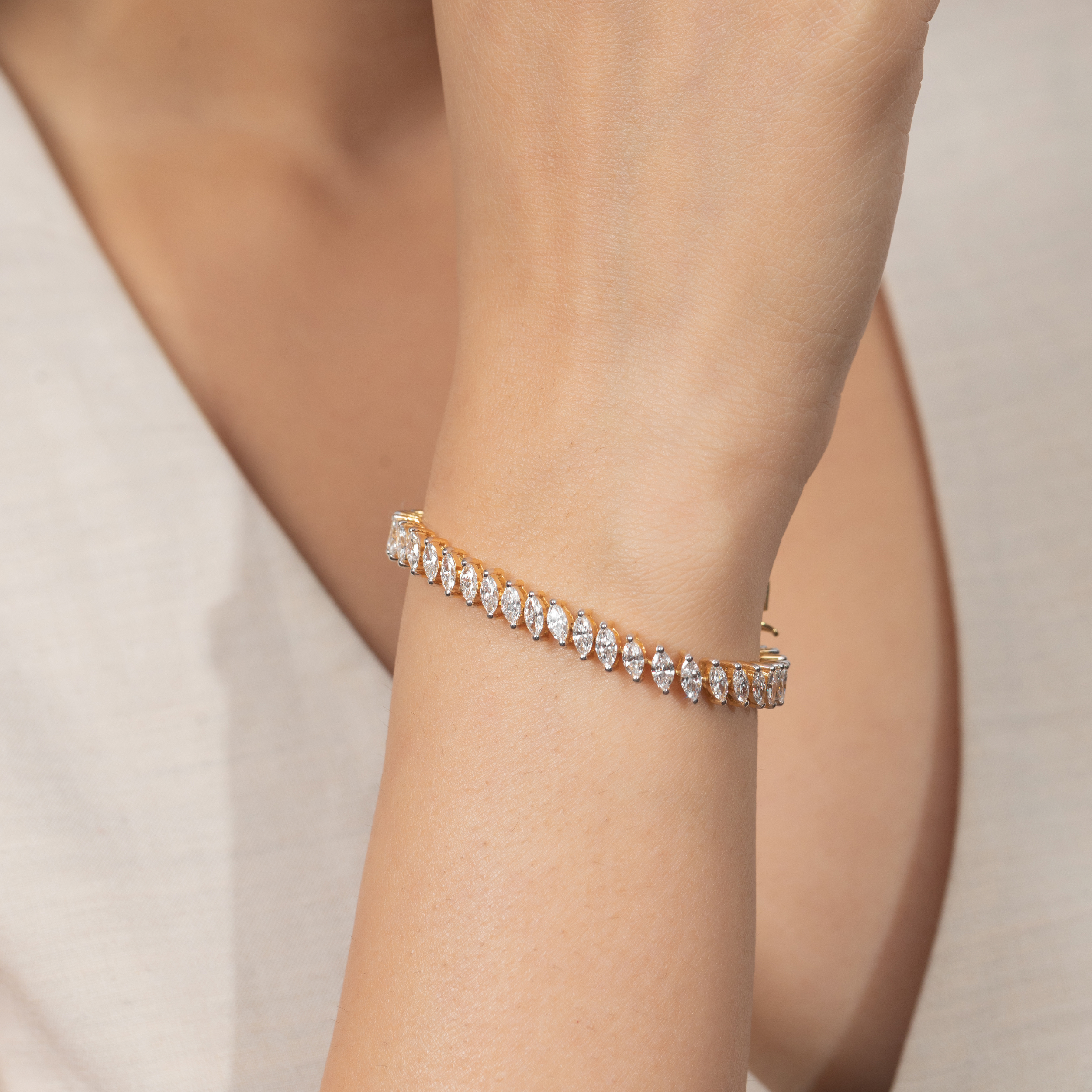 Marquise Tennis Bracelet