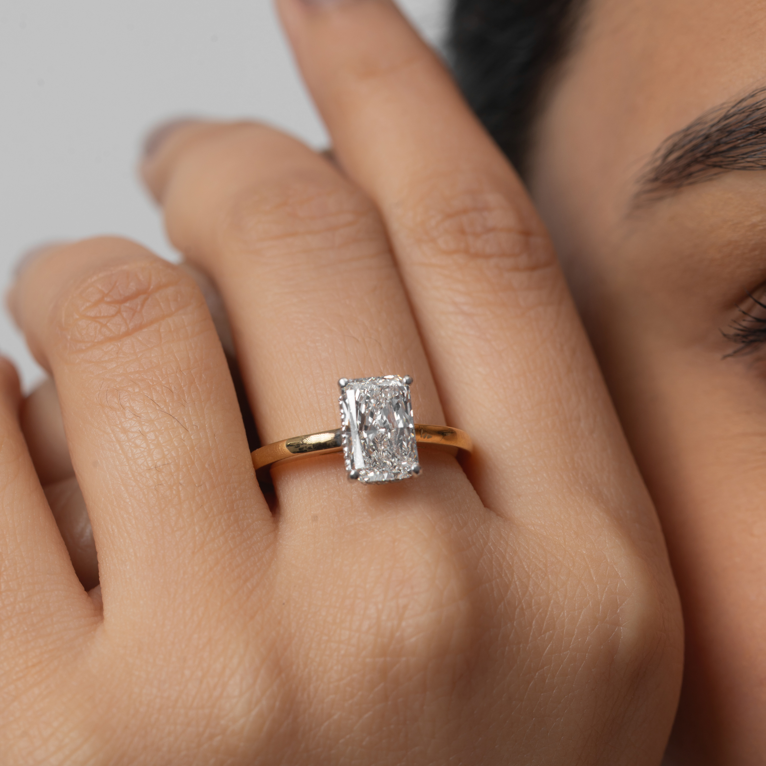 Classic Solitaire Radiant Ring