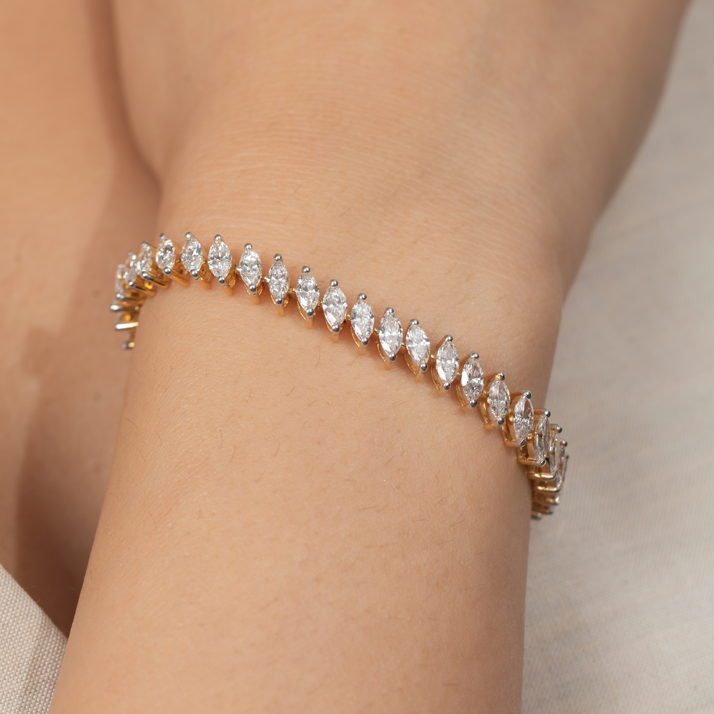 Marquise Tennis Bracelet